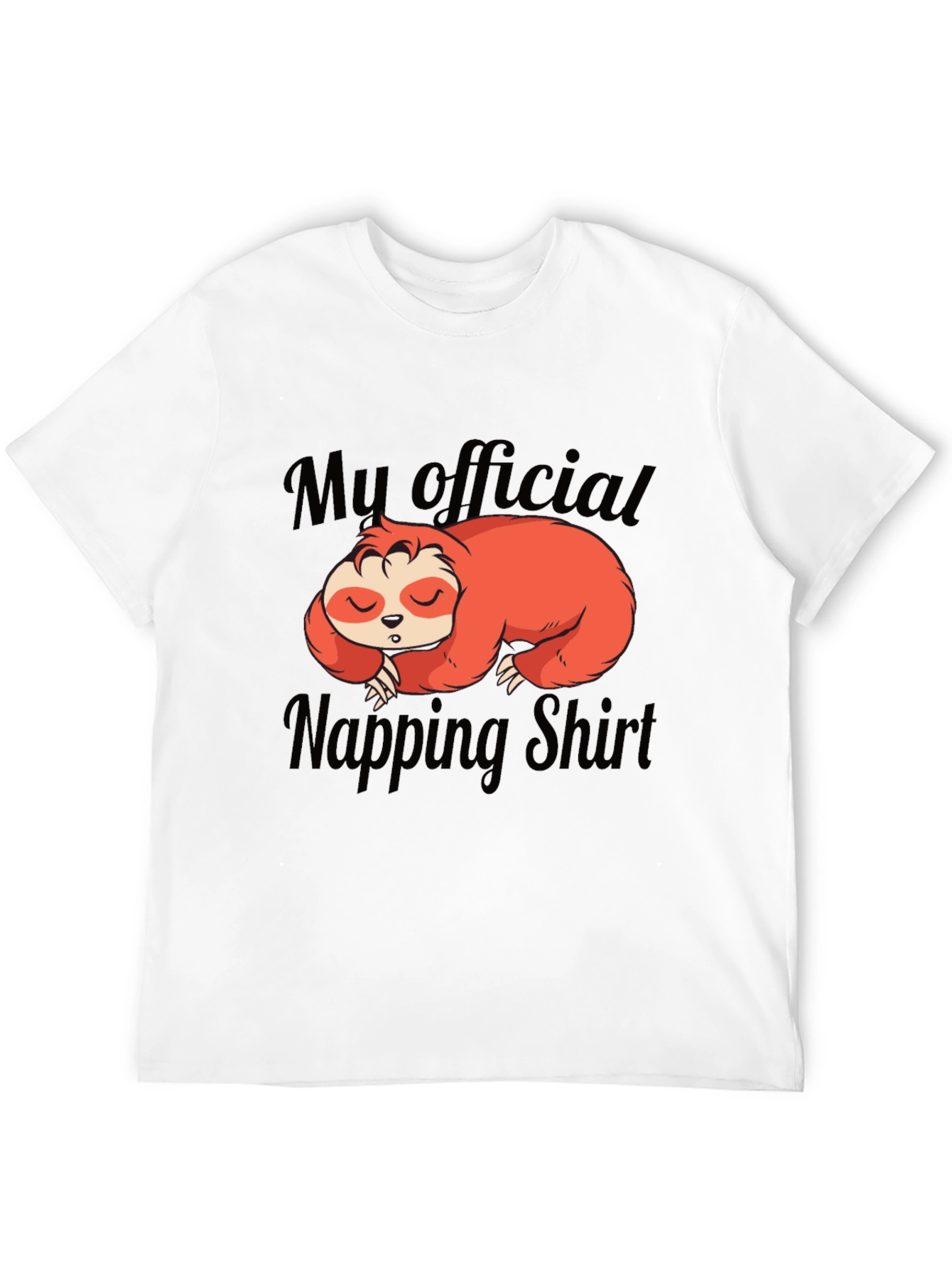 My Official Napping Shirt Sloth Graphic Tee