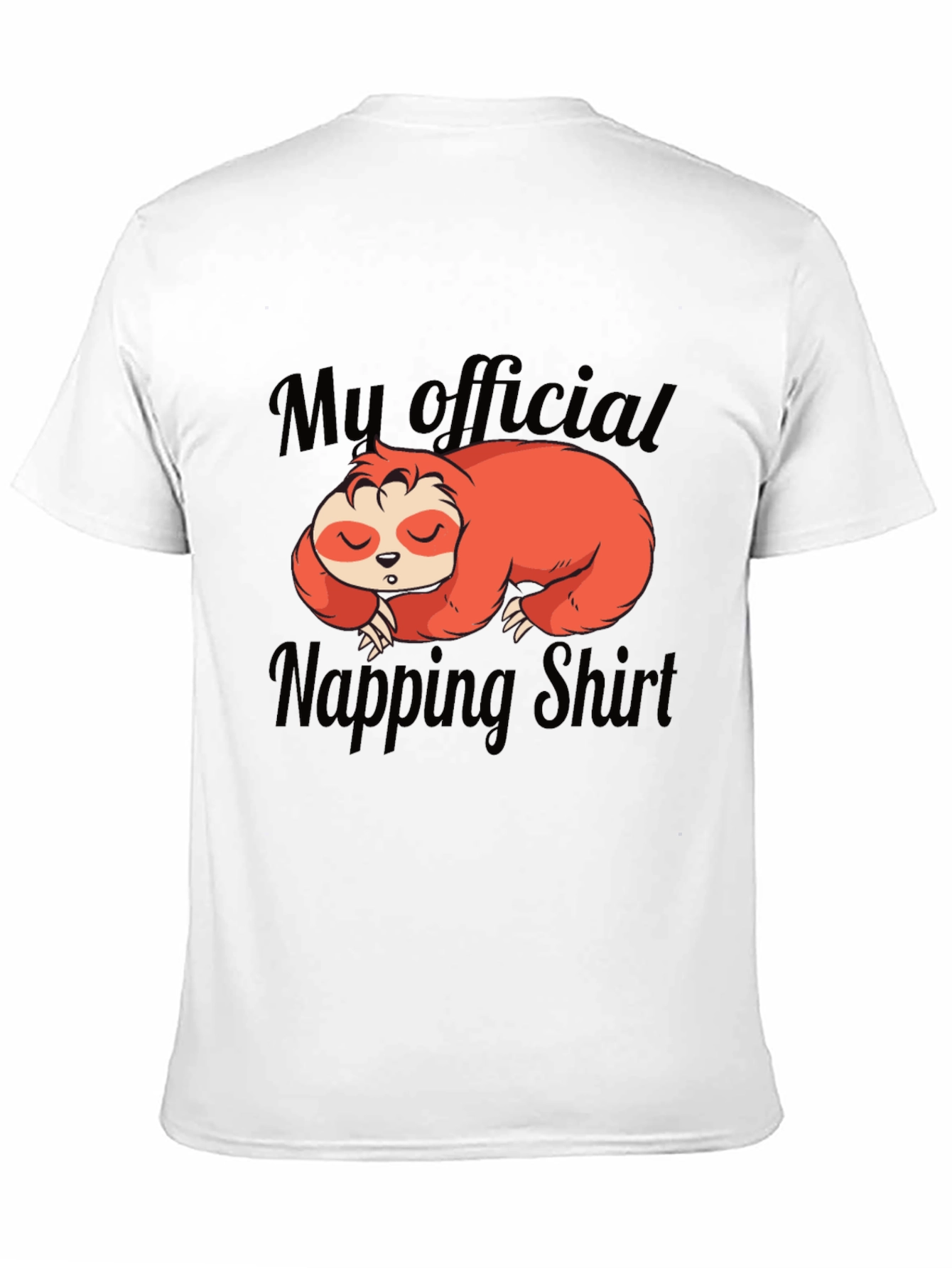 My Official Napping Shirt Sloth Graphic Tee