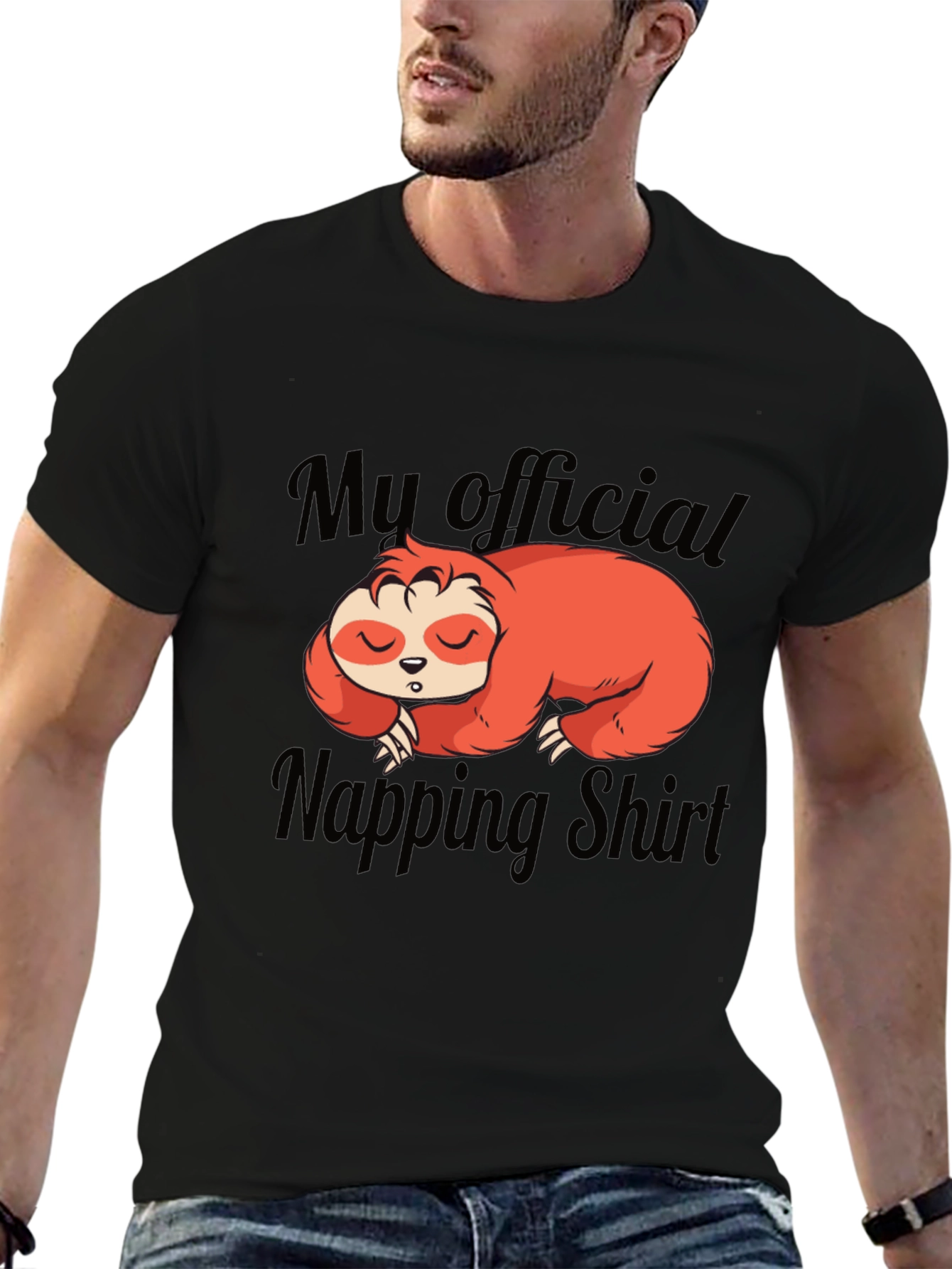 My Official Napping Shirt Sloth Graphic Tee