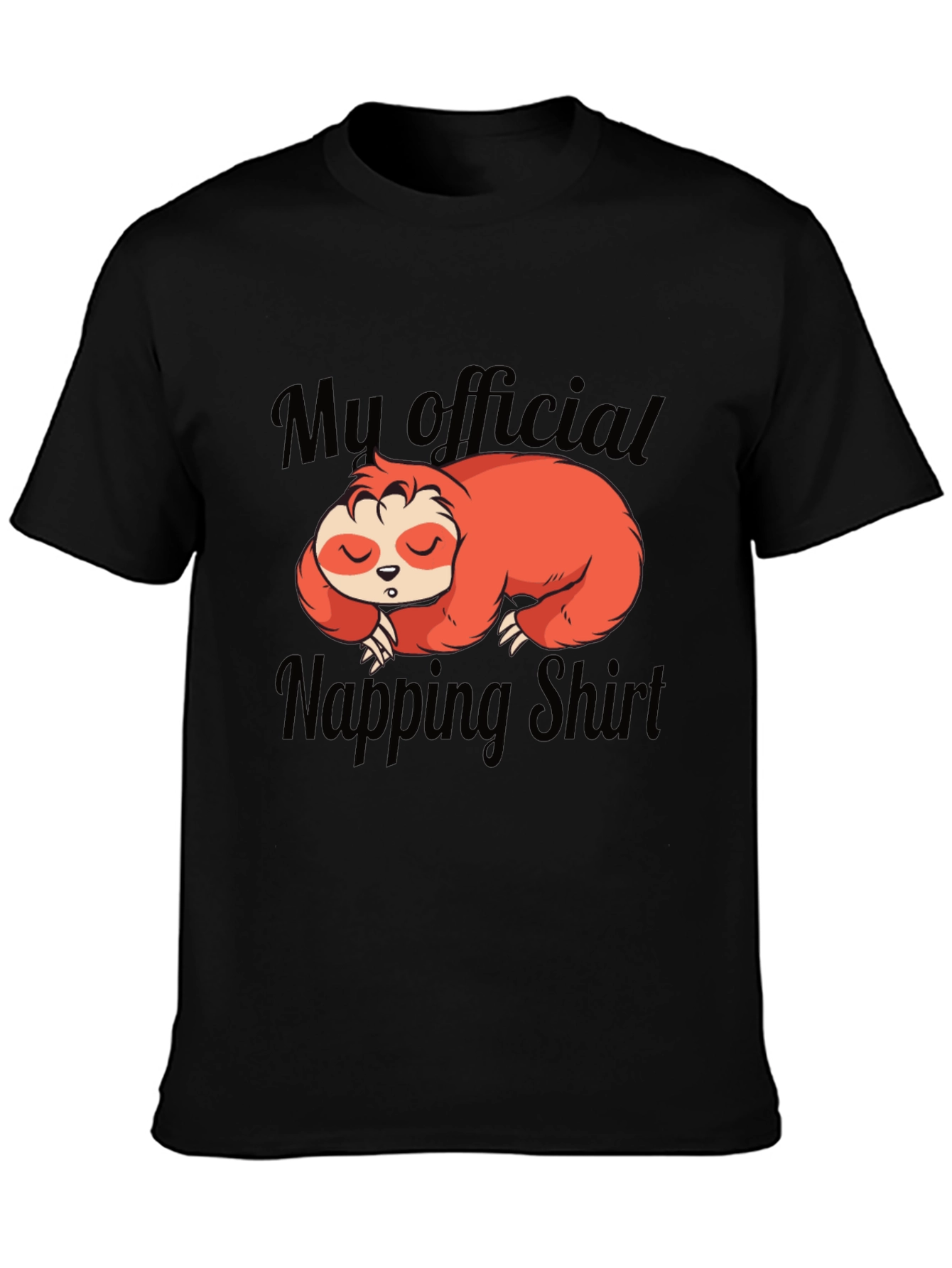 My Official Napping Shirt Sloth Graphic Tee