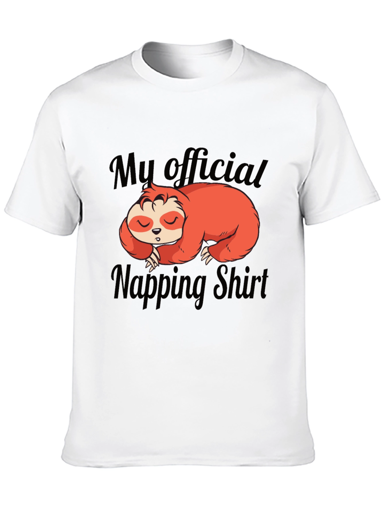 My Official Napping Shirt Sloth Graphic Tee