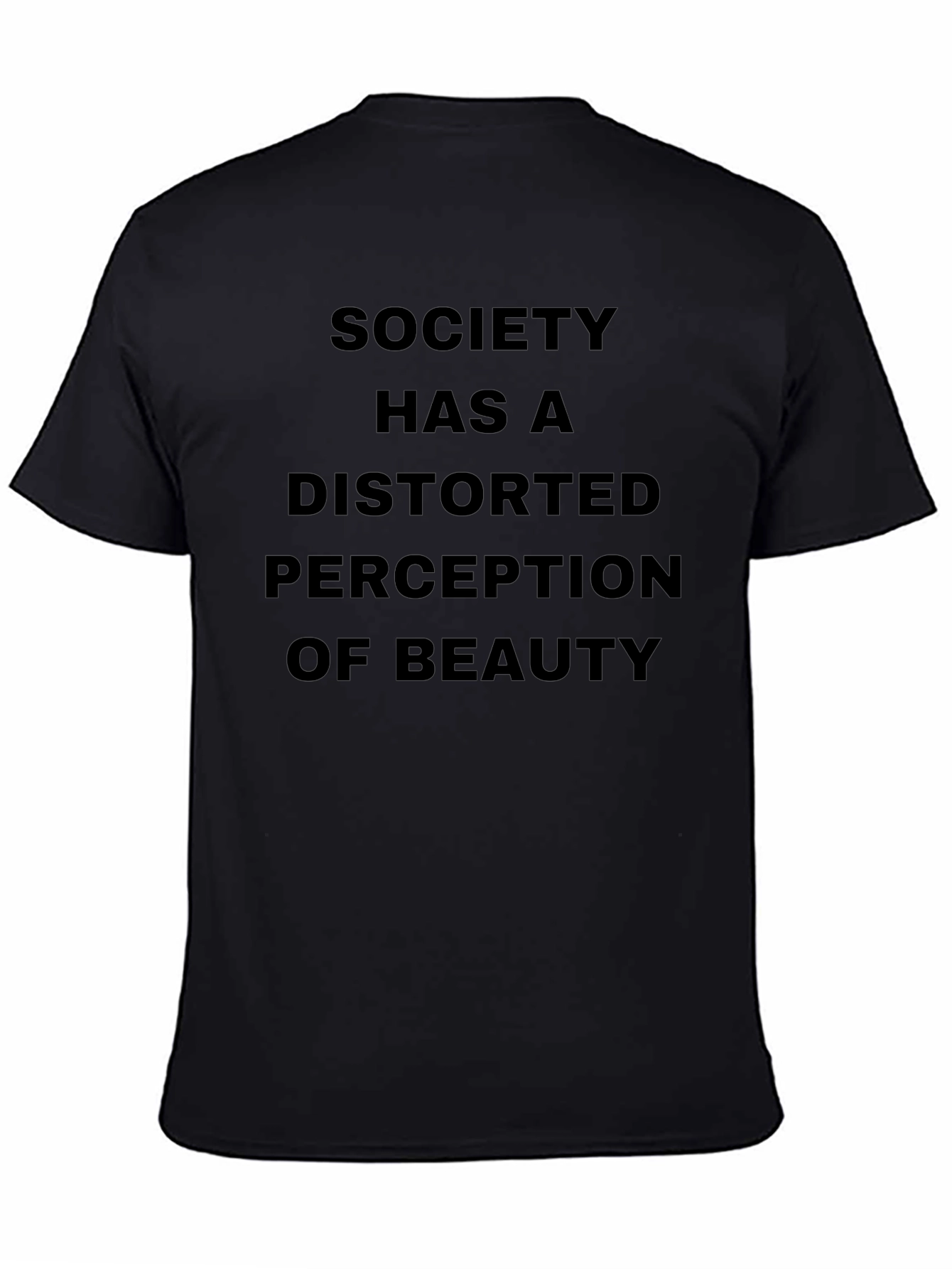 Distorted Perception T-Shirt - Black Graphic Tee