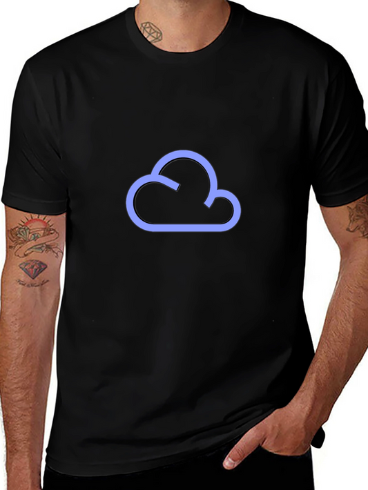 Black Cloud Graphic Tee - Modern Style