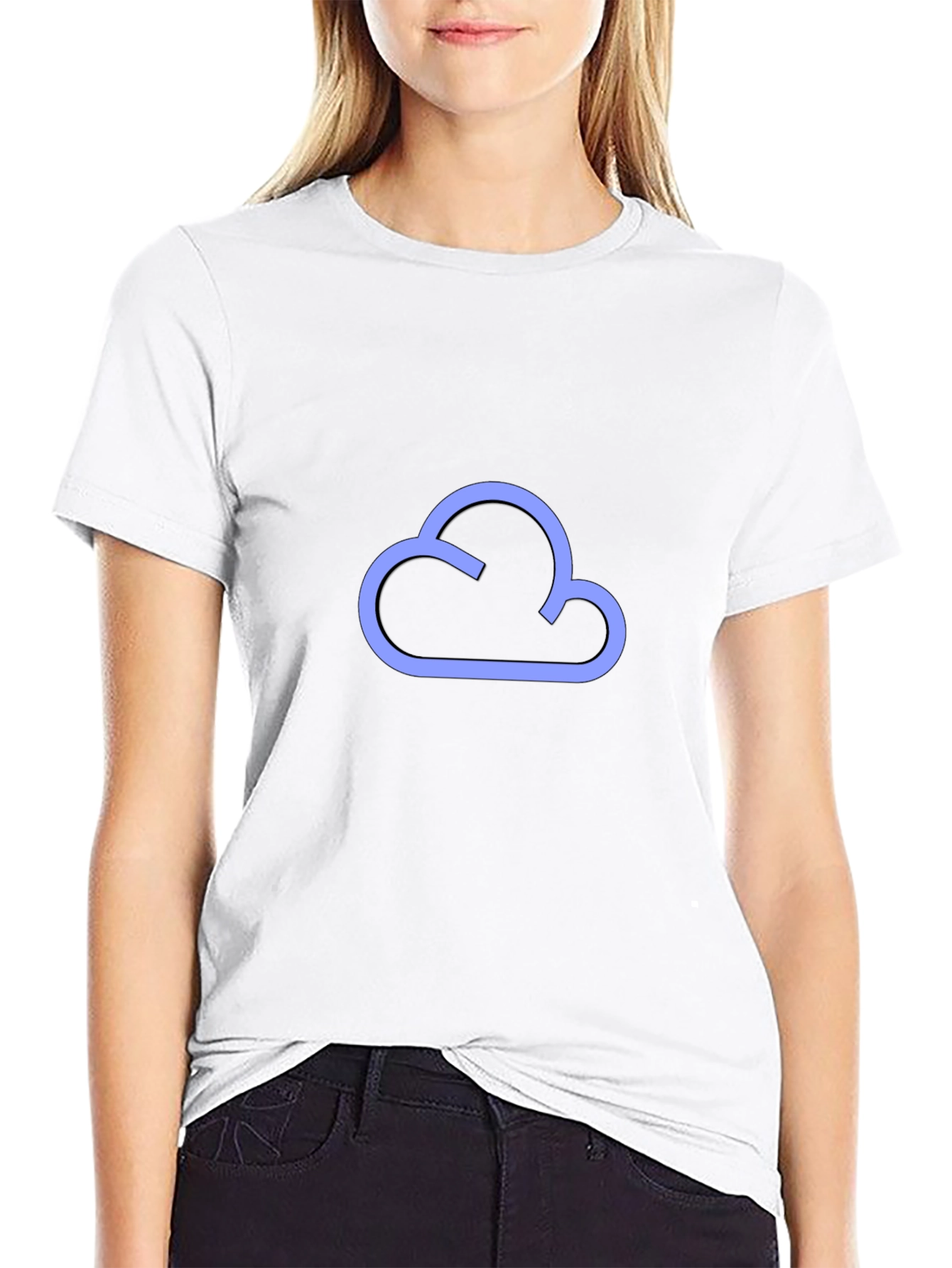 Black Cloud Graphic Tee - Modern Style