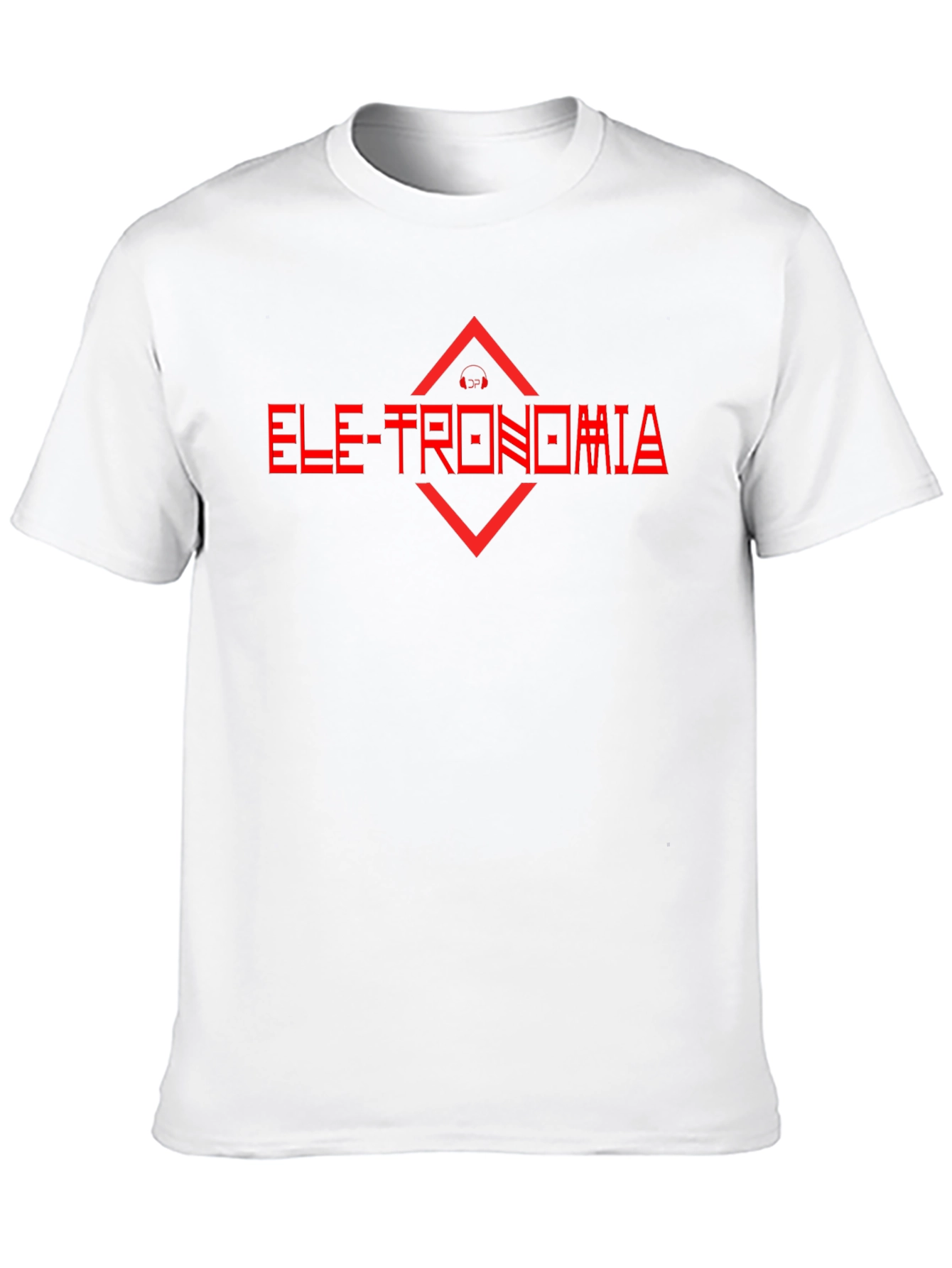 Electronomia Red Graphic Black T-Shirt