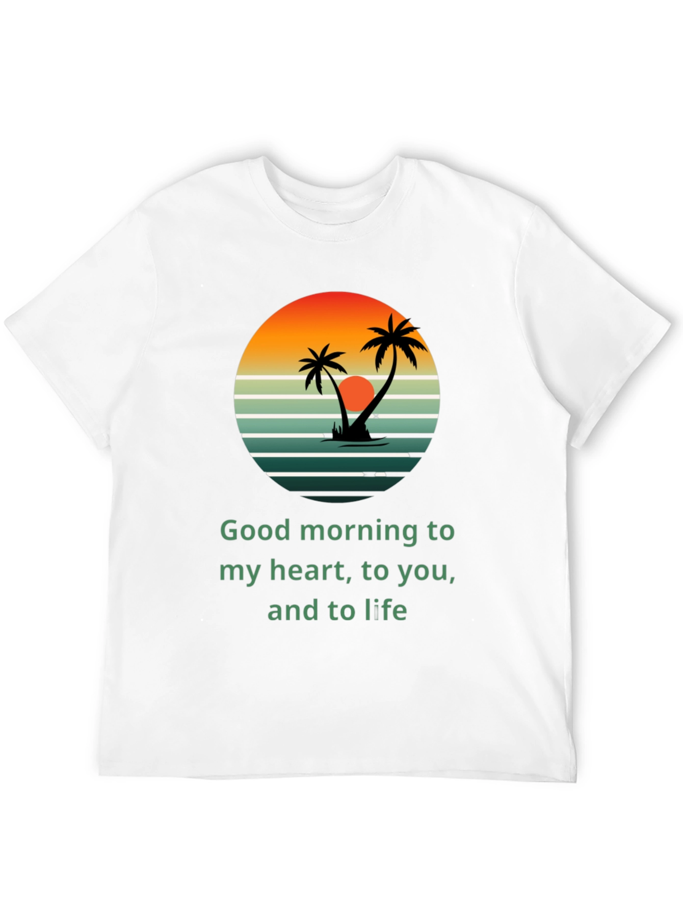 Tropical Sunrise T-Shirt - Good Morning to Life!