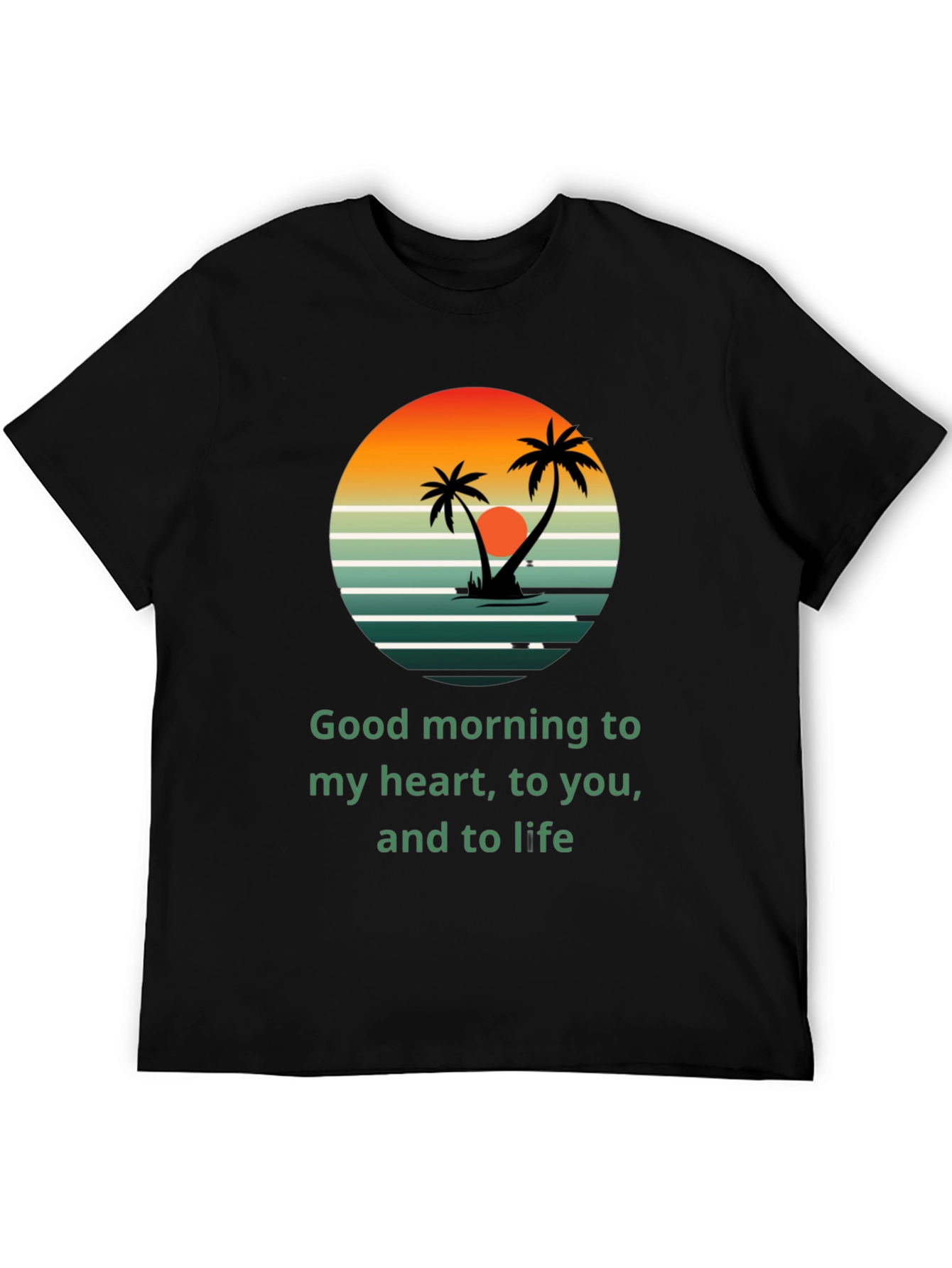Tropical Sunrise T-Shirt - Good Morning to Life!