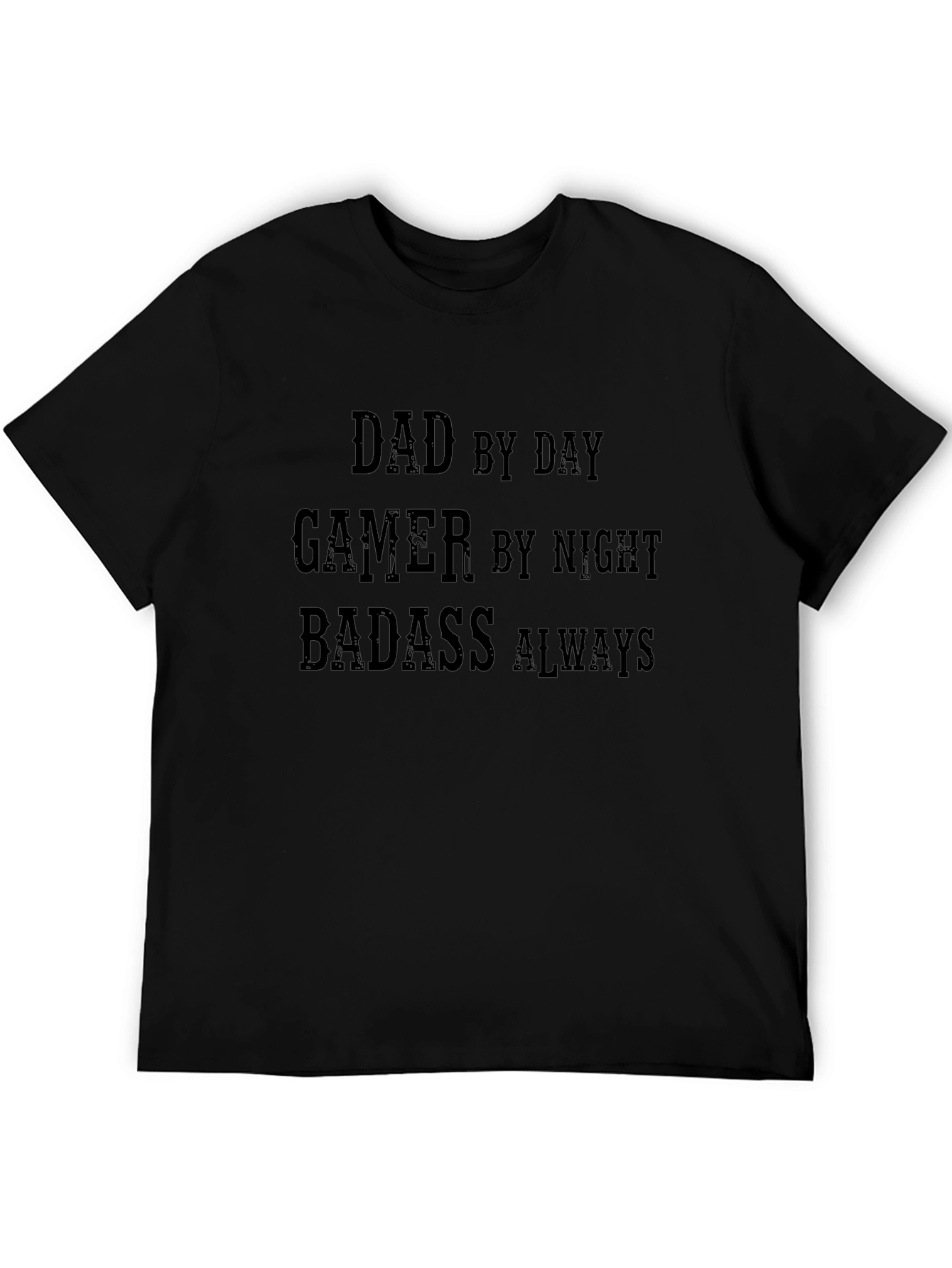 Dad Gamer Badass T-Shirt - Funny Mens Tee