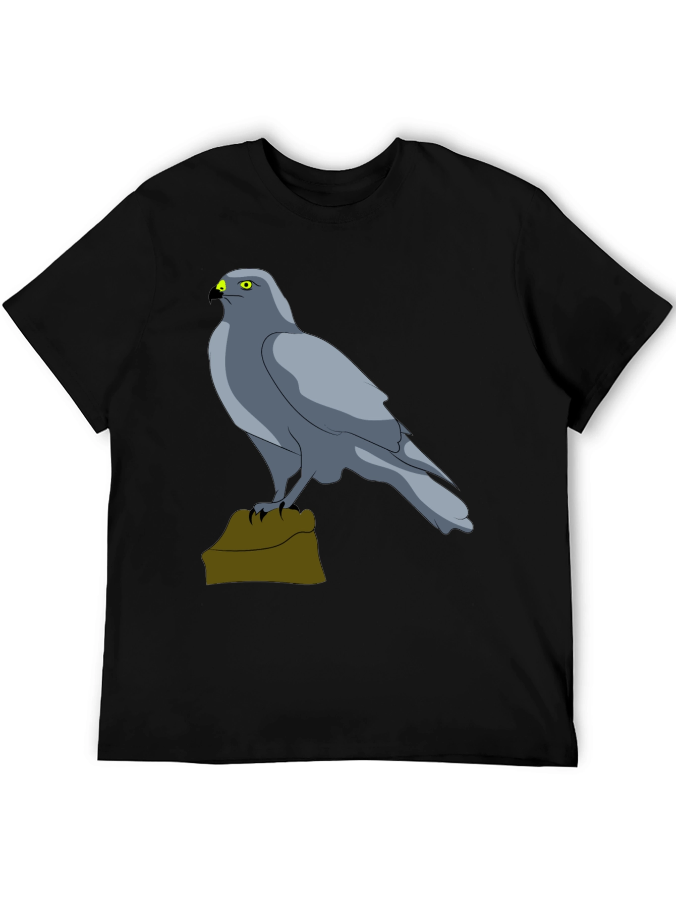 Cool Bird Graphic Tee - Mens Black T-Shirt