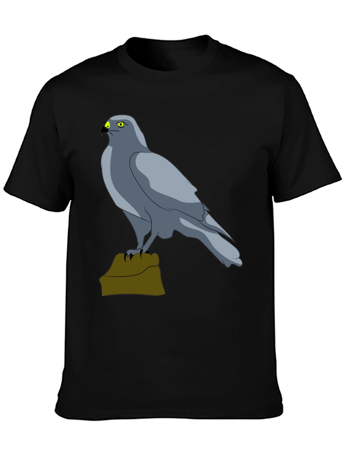 Cool Bird Graphic Tee - Mens Black T-Shirt