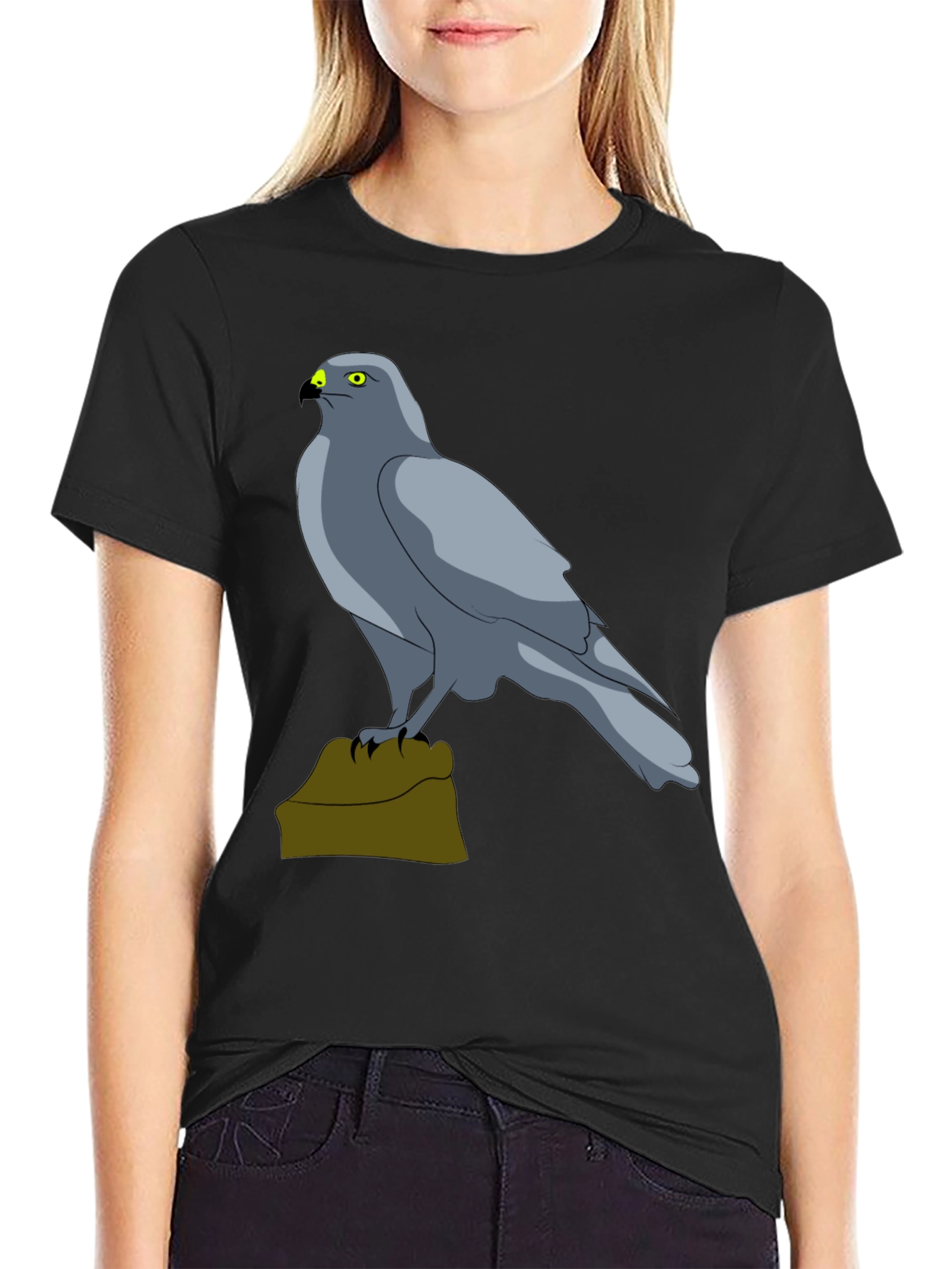 Cool Bird Graphic Tee - Mens Black T-Shirt