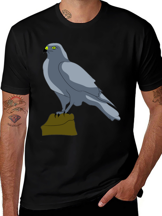 Cool Bird Graphic Tee - Mens Black T-Shirt