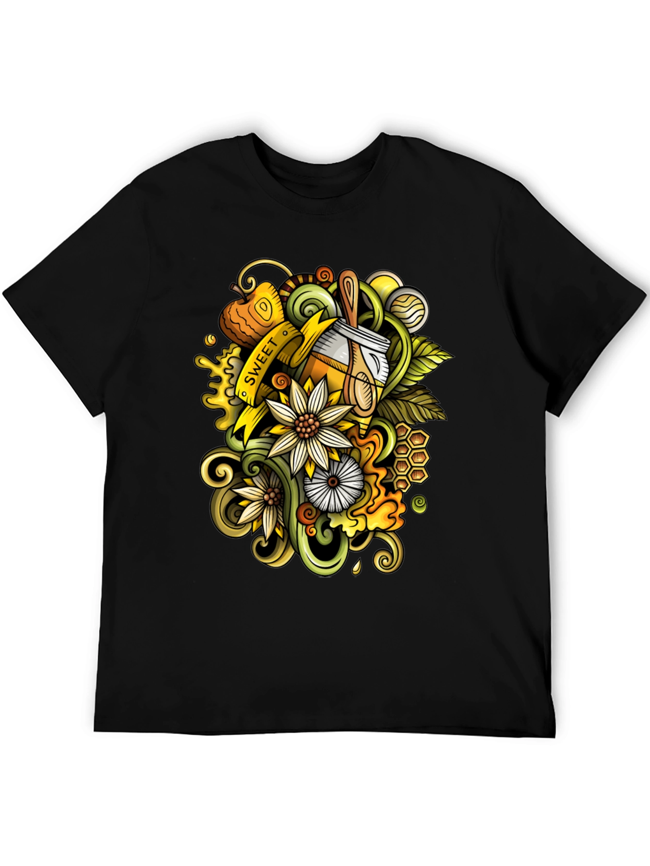 Sweet Honey T-Shirt - Unique Doodle Art Design