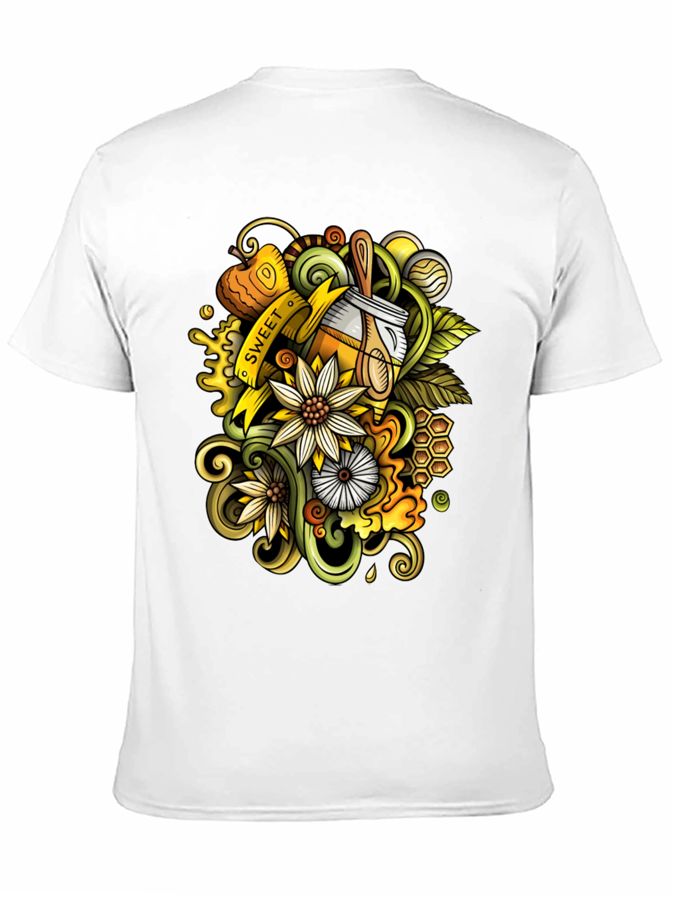 Sweet Honey T-Shirt - Unique Doodle Art Design