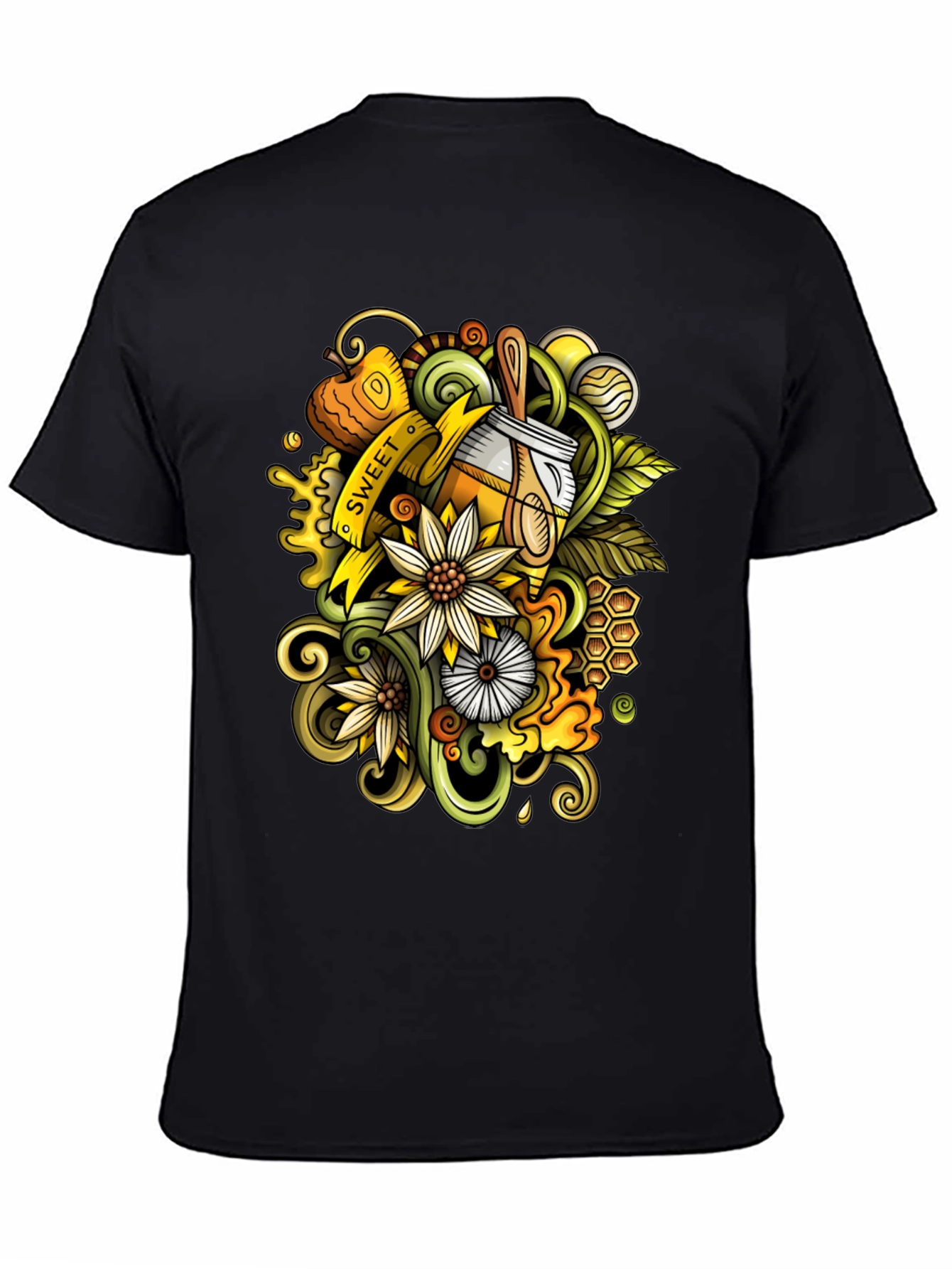 Sweet Honey T-Shirt - Unique Doodle Art Design