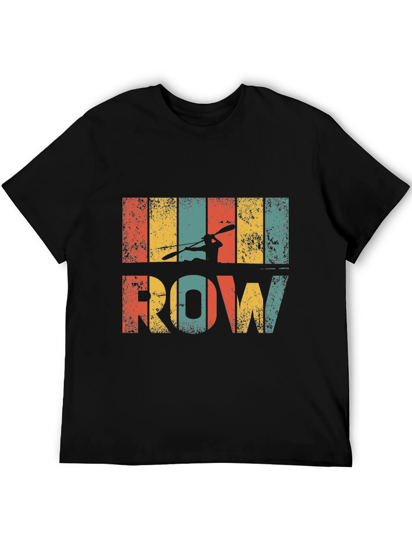 Retro Row Kayaking Graphic Tee