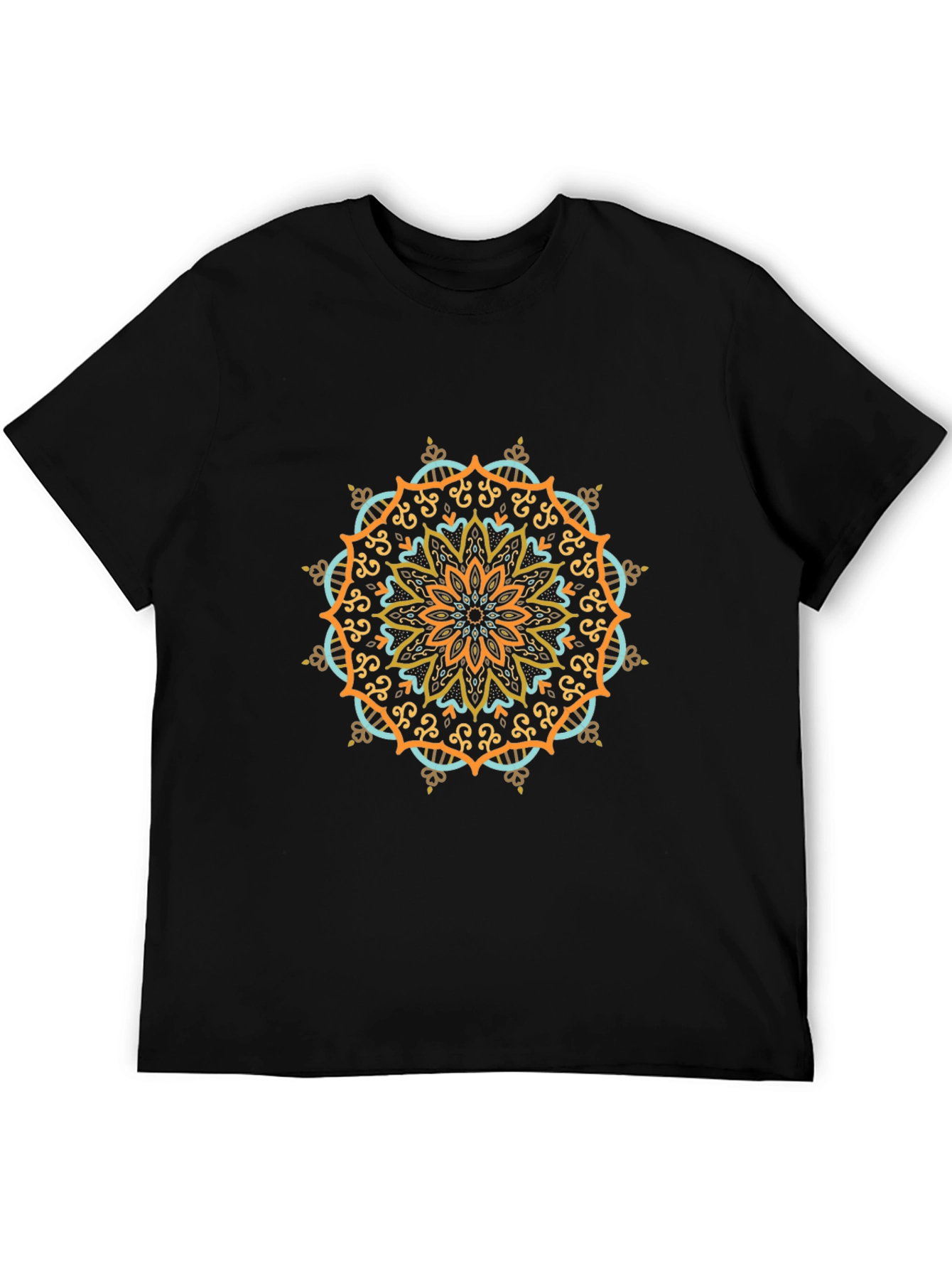 Mandala Graphic Tee - Relaxed Fit Cotton T-Shirt