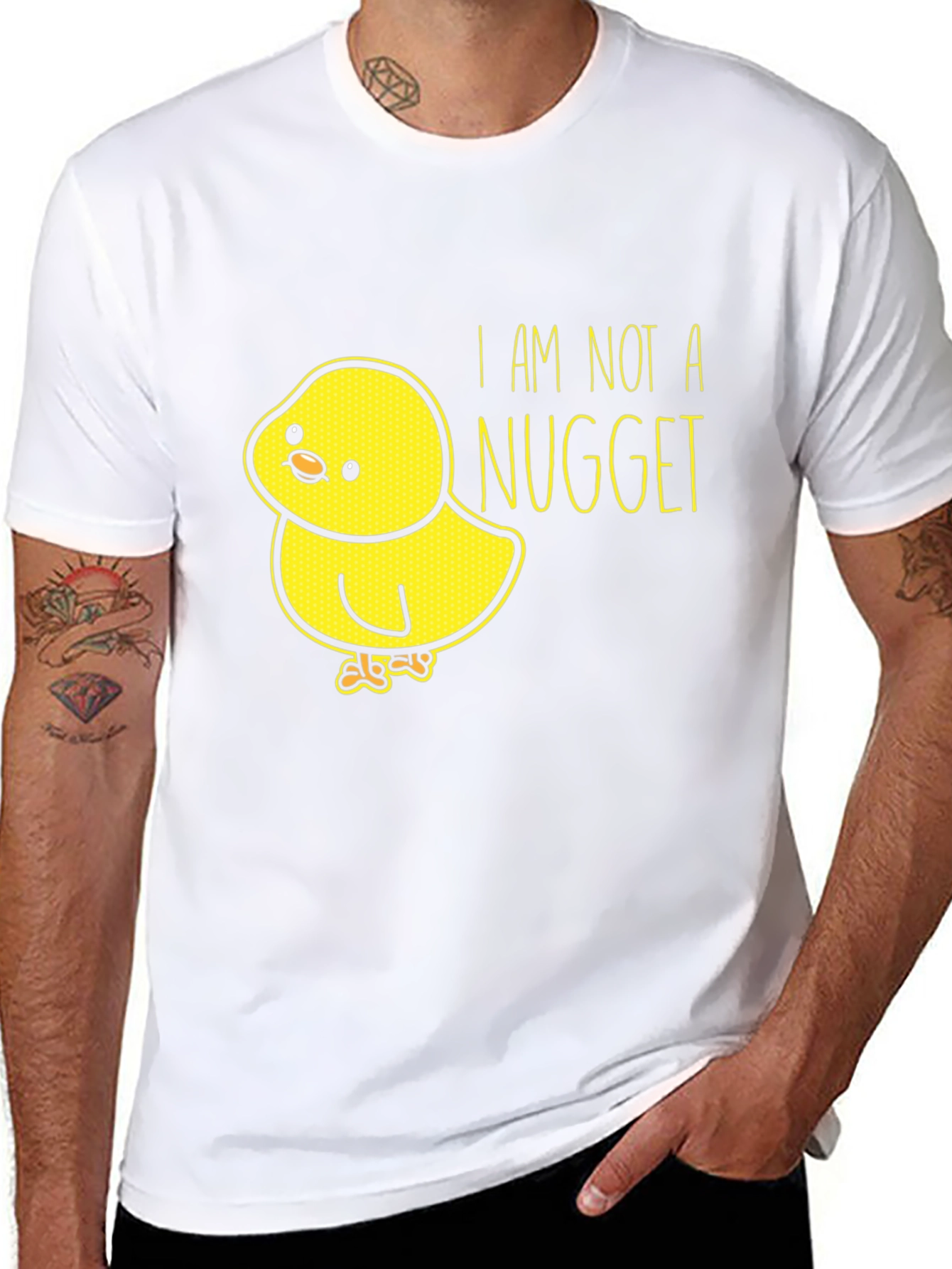 I am Not a Nugget Funny Chick T-Shirt