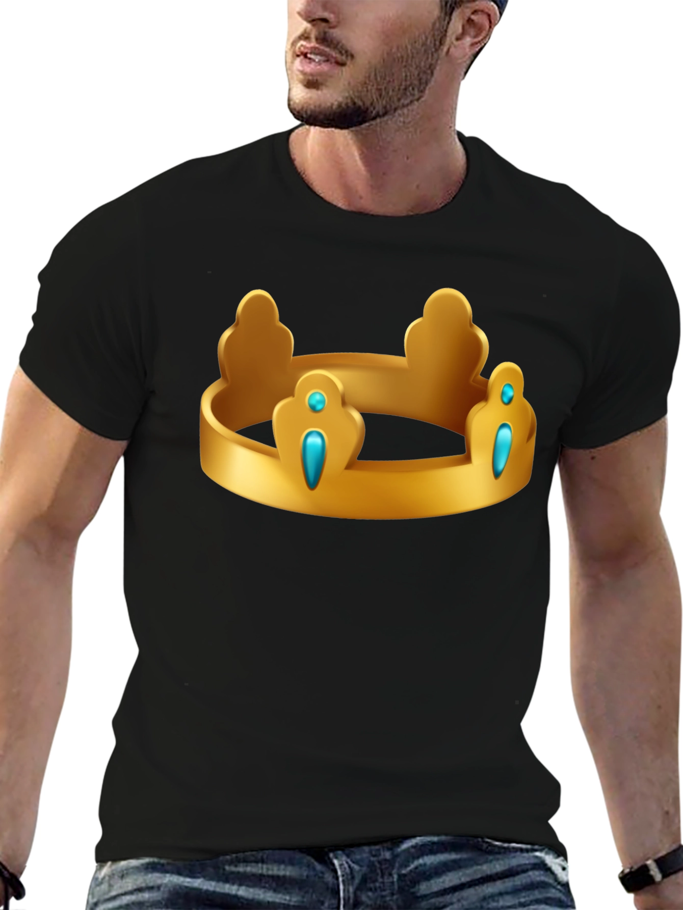 Golden Crown Graphic T-Shirt