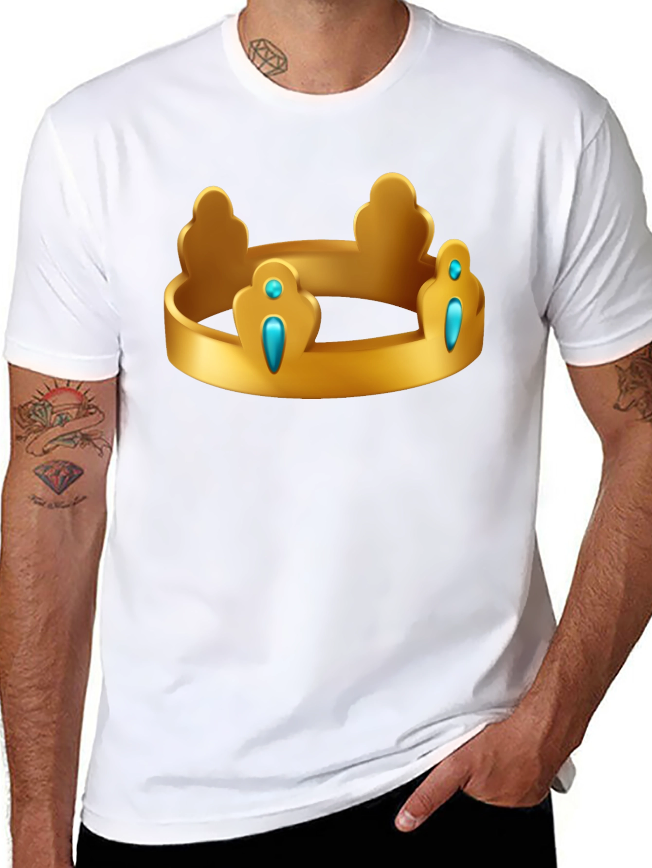 Golden Crown Graphic T-Shirt