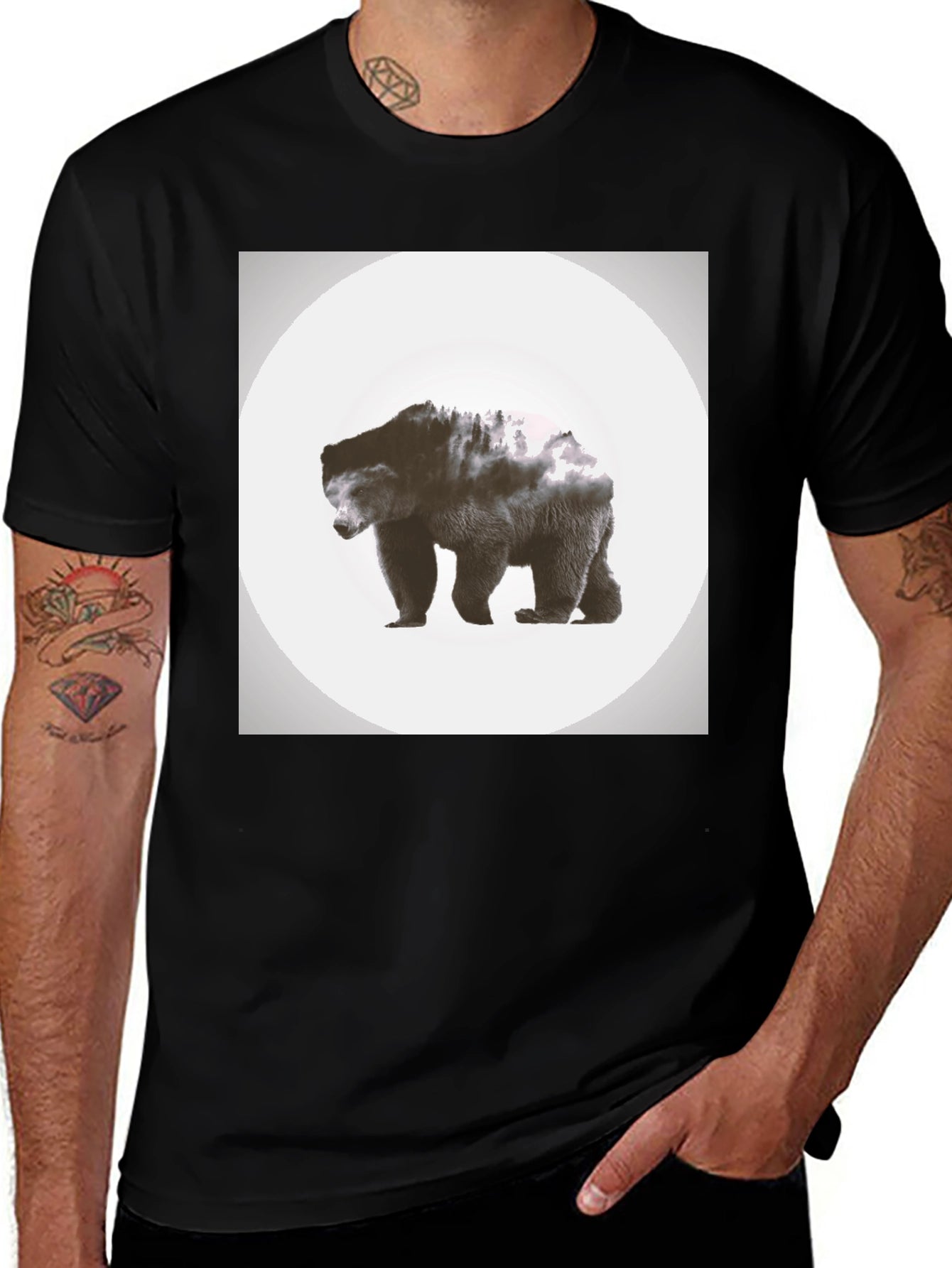 Bear Silhouette T-Shirt