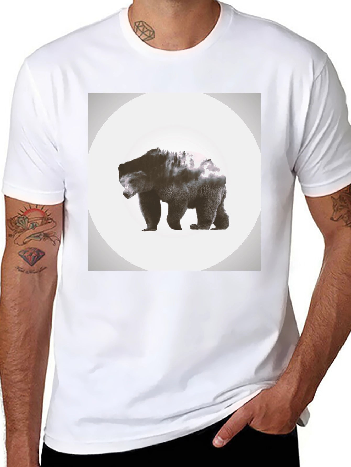 Bear Silhouette T-Shirt