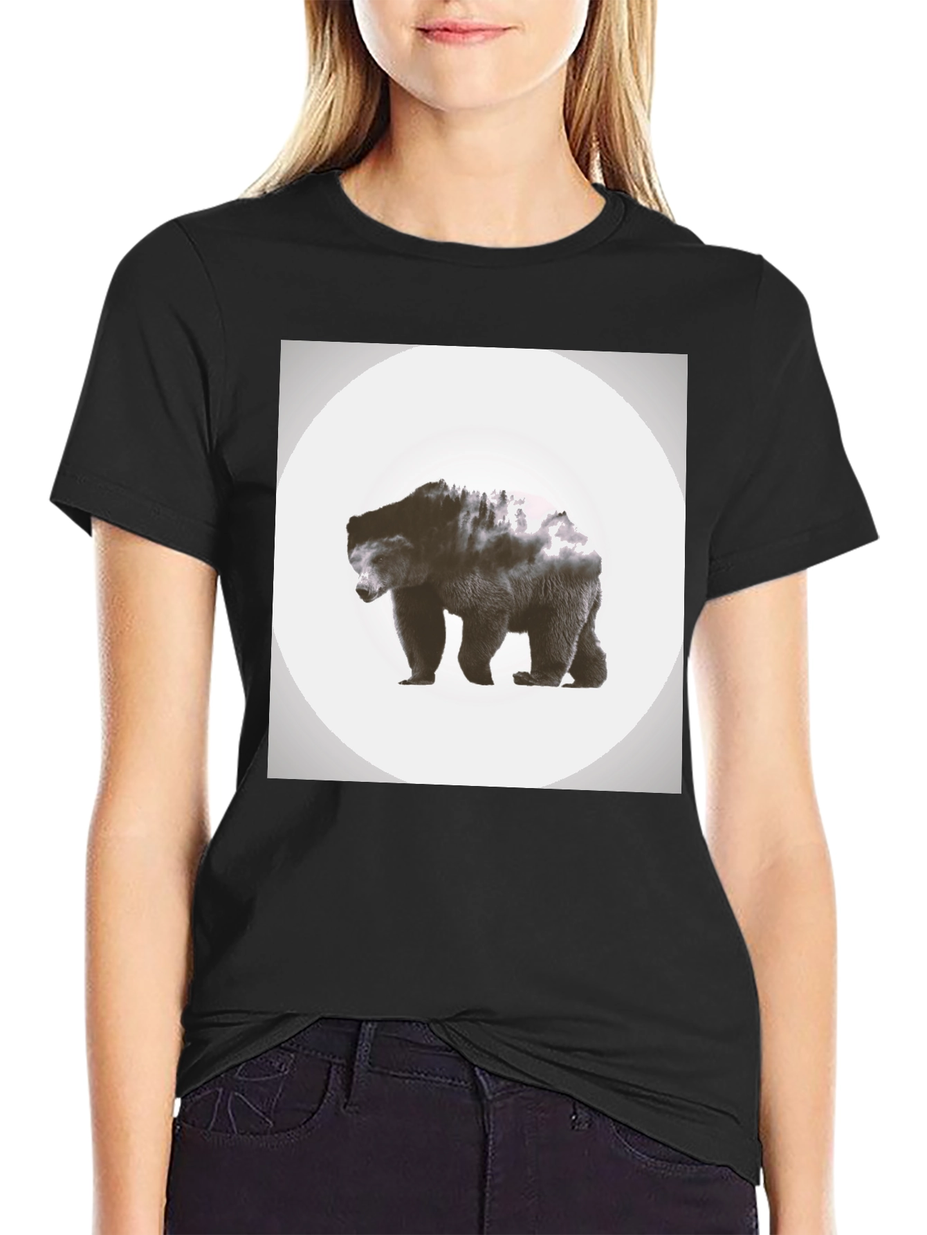 Bear Silhouette T-Shirt