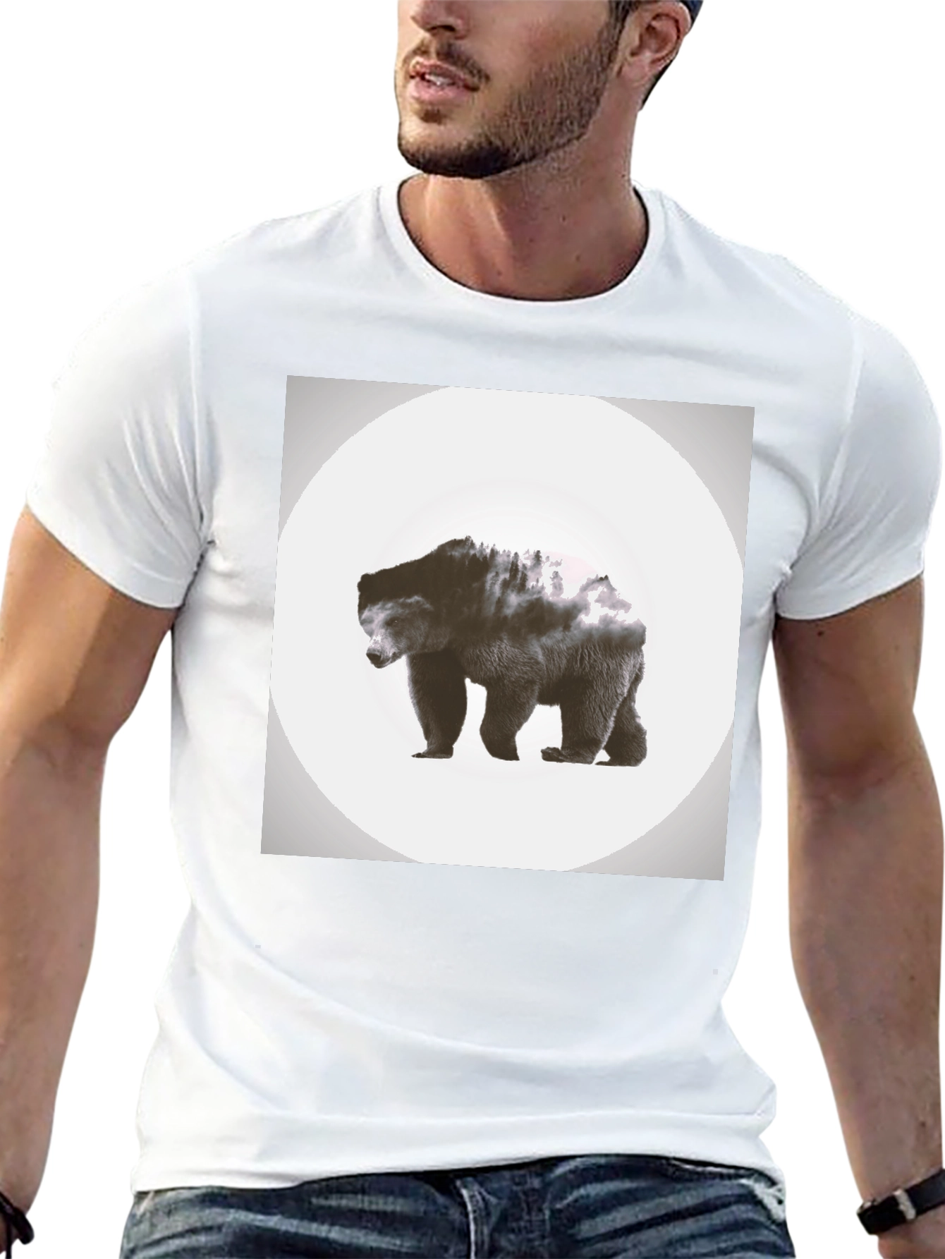 Bear Silhouette T-Shirt