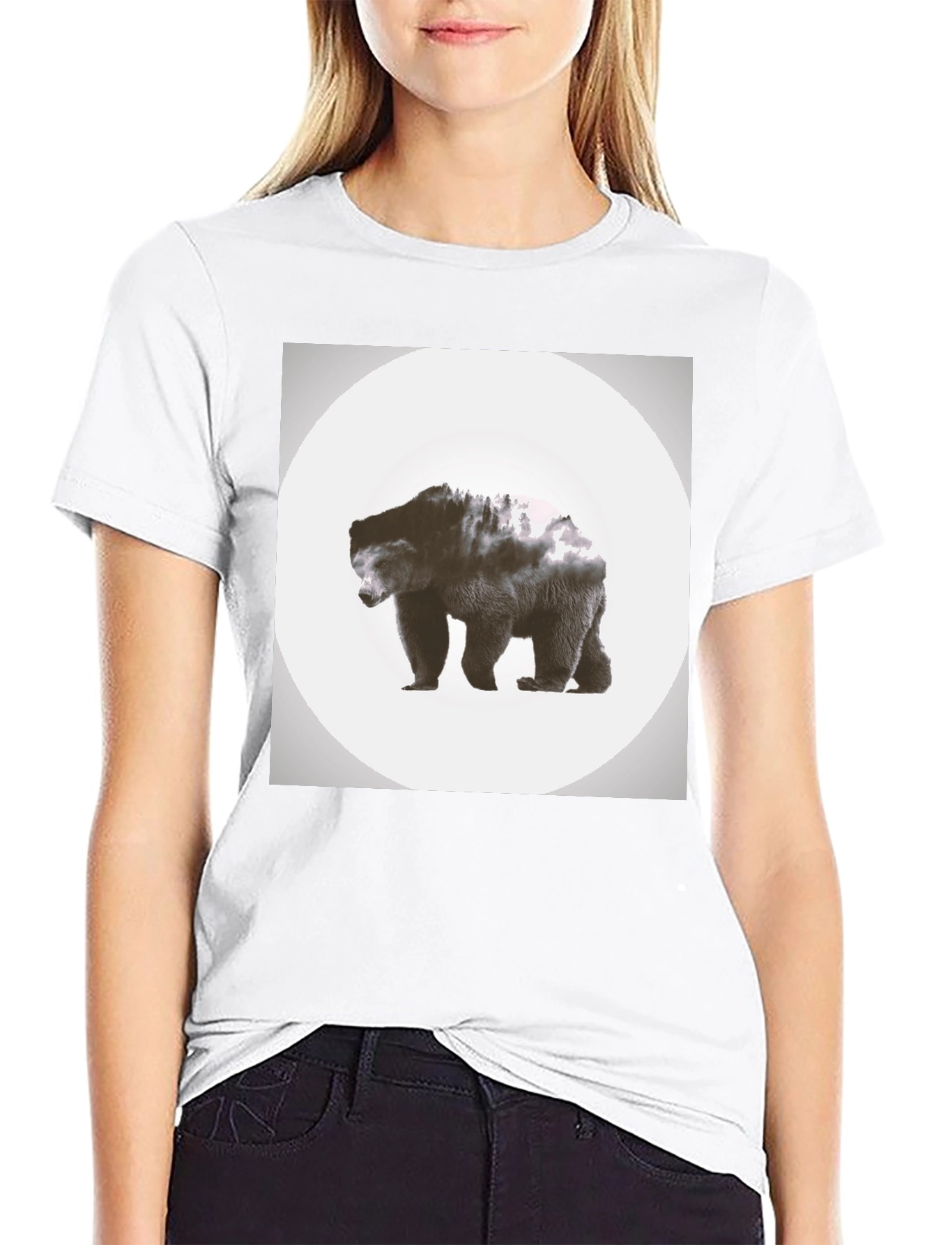 Bear Silhouette T-Shirt