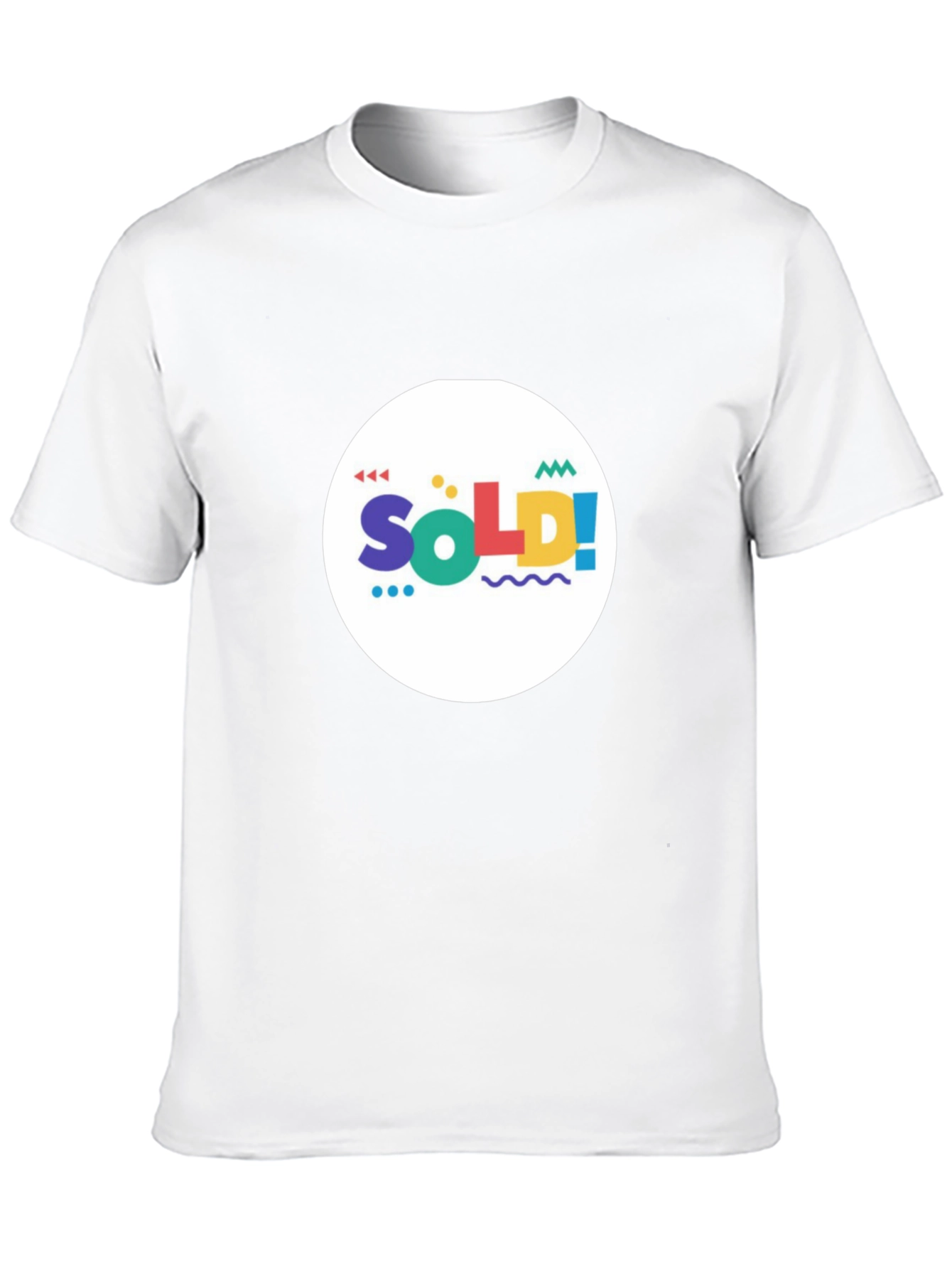 Funky Sold! Graphic Tee - Black Cotton T-Shirt