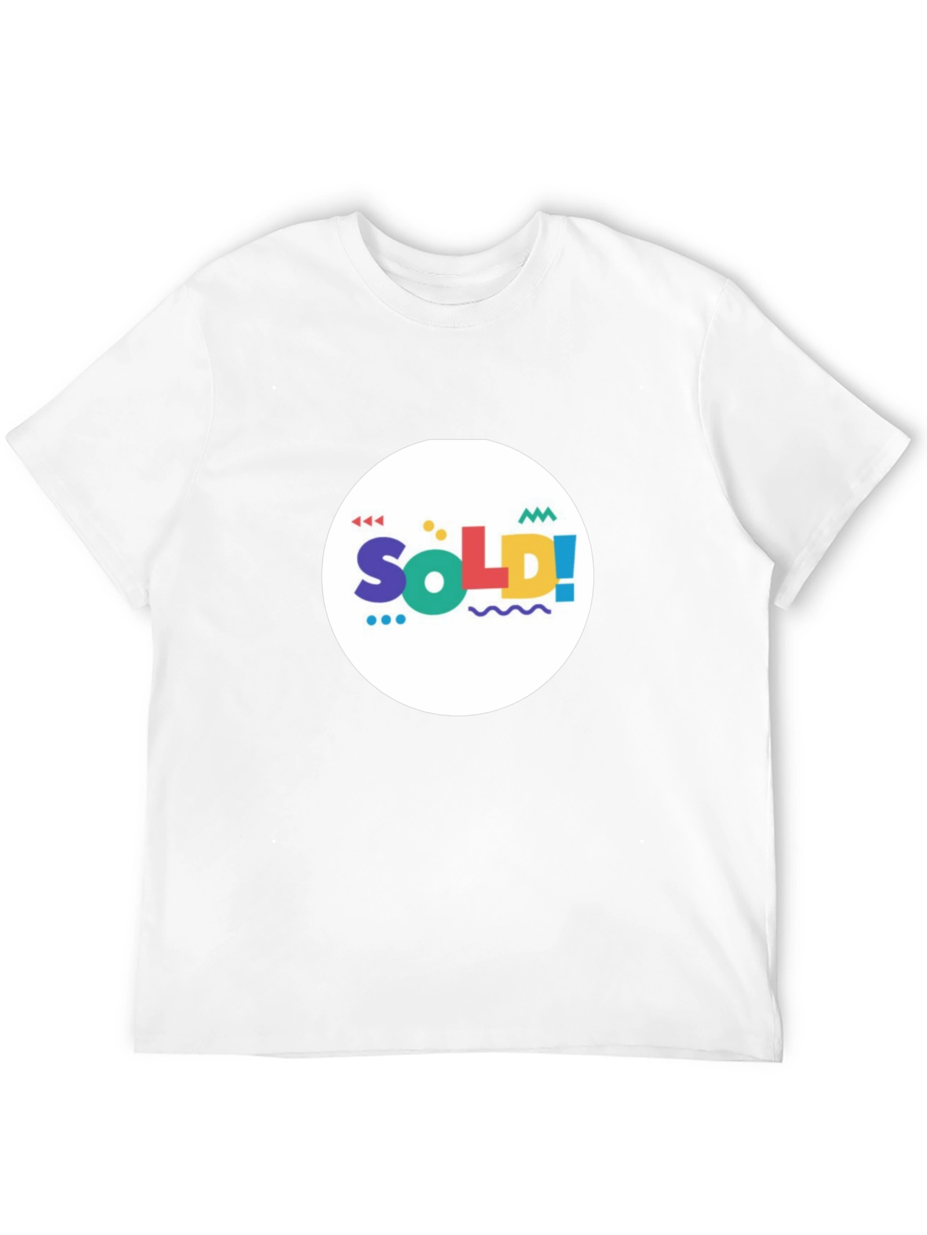 Funky Sold! Graphic Tee - Black Cotton T-Shirt