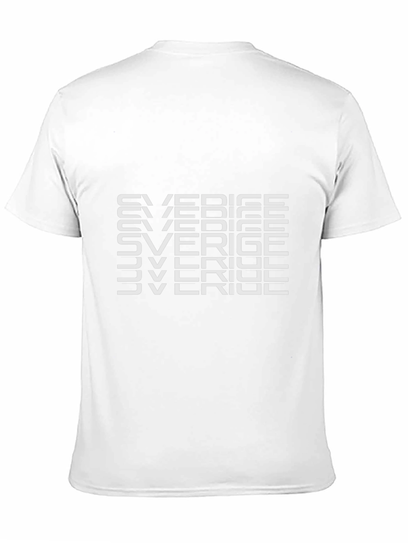 SVERIGE Tee - Modern Graphic Print - Black T-Shirt