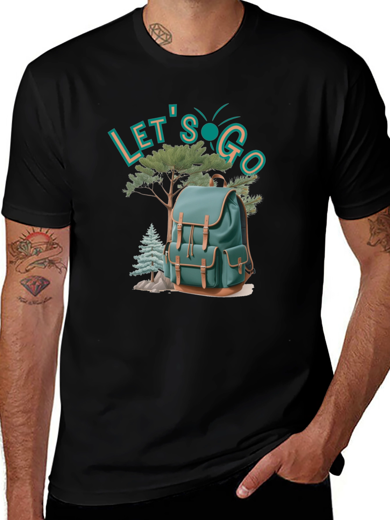 Lets Go Adventure Graphic Tee