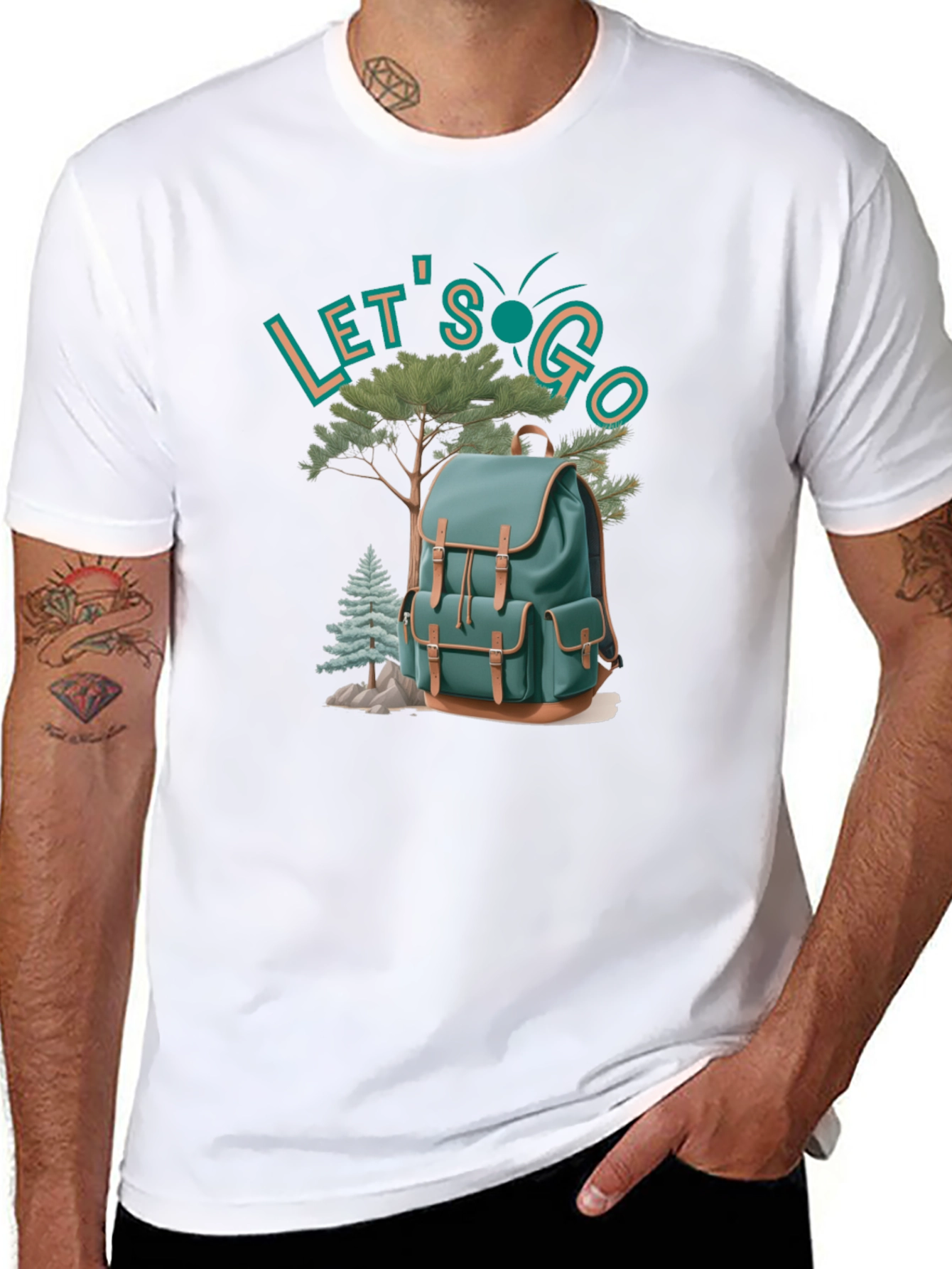 Lets Go Adventure Graphic Tee