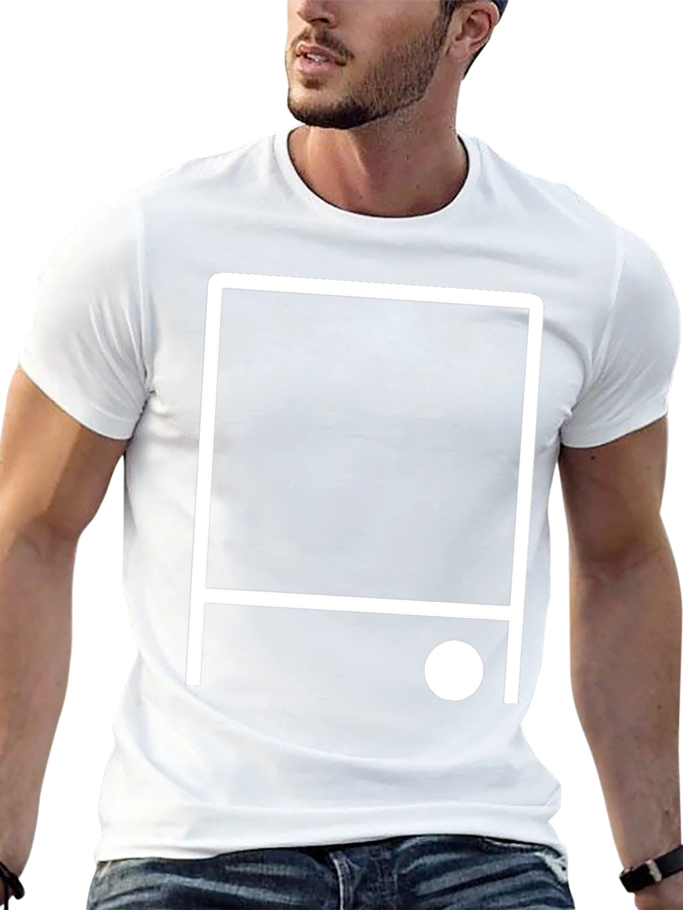 Minimalist Graphic Tee - Black
