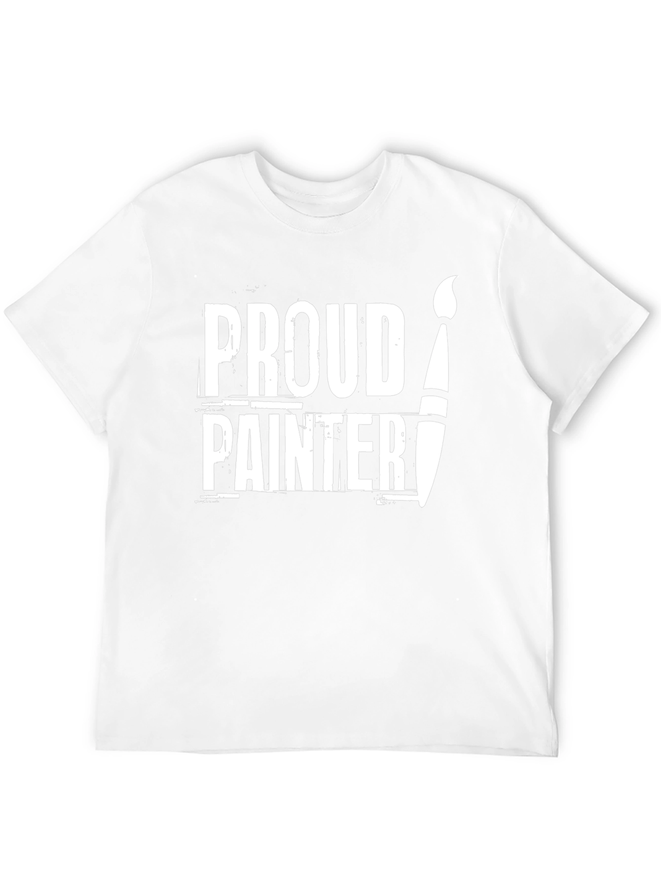 Proud Painter T-Shirt - Artistic Crew Neck Tee