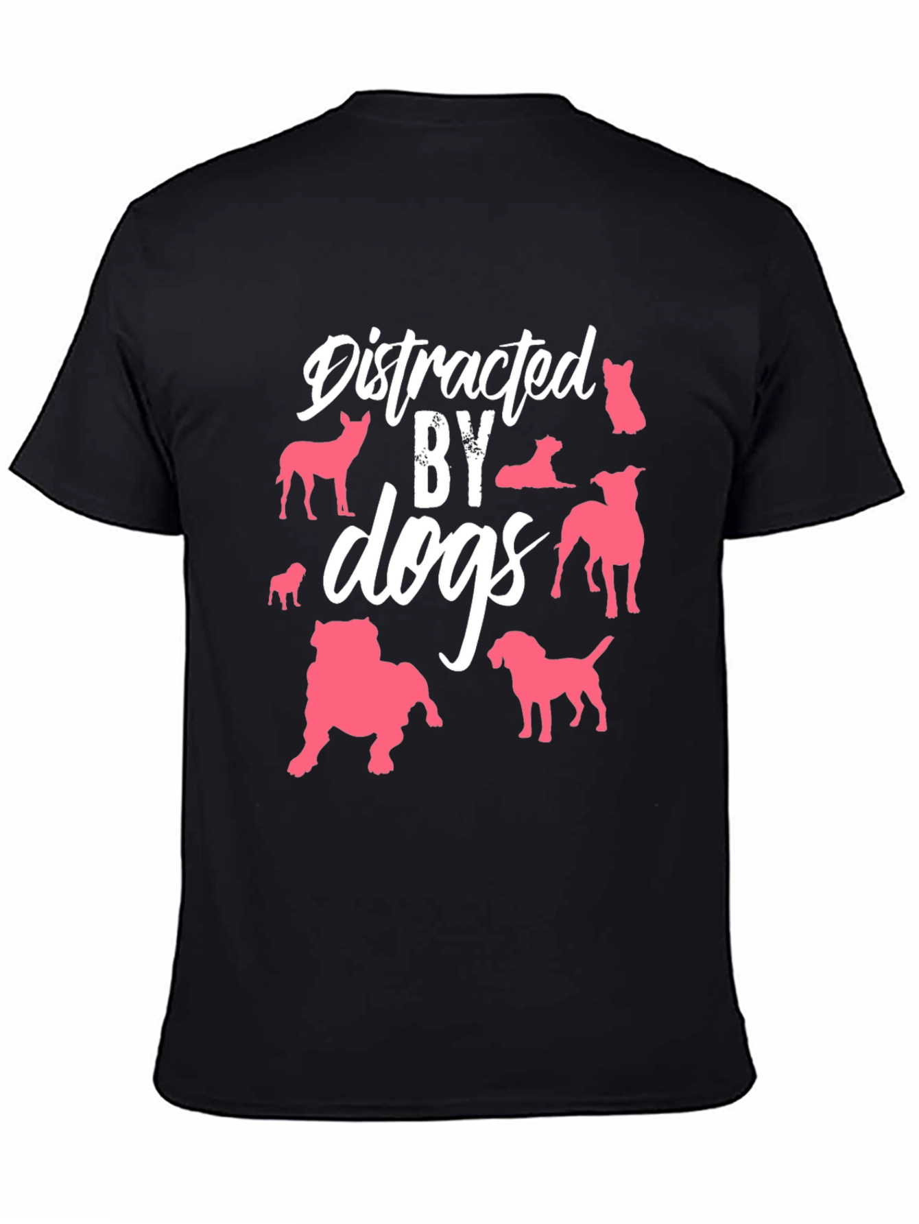 Distracted By Dogs Graphic T-Shirt
