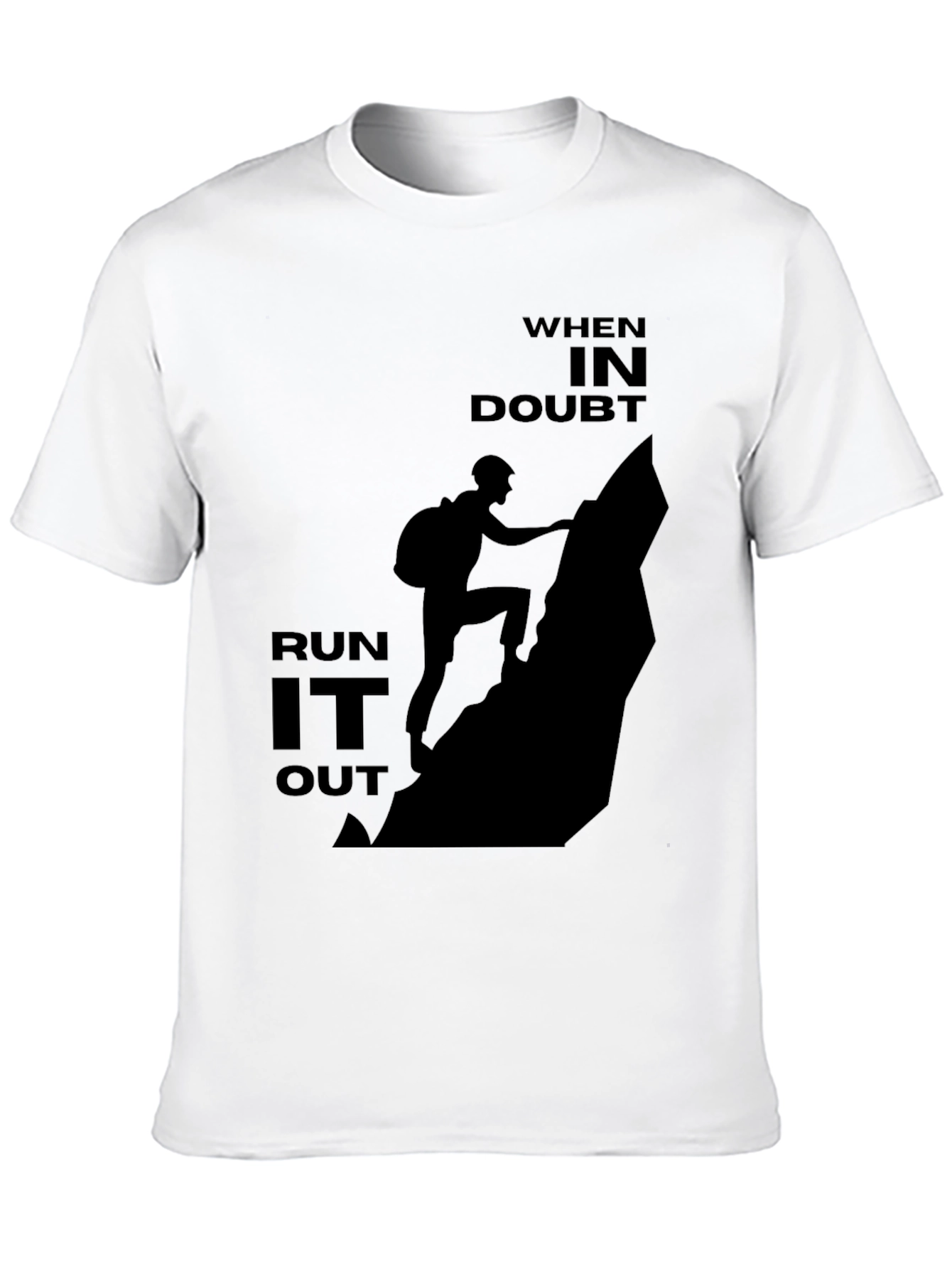 Climbing Silhouette Graphic Tee - When in Doubt
