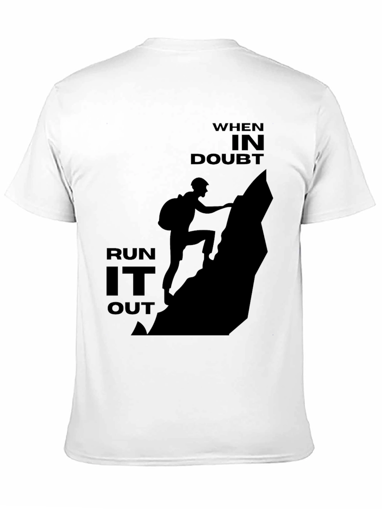 Climbing Silhouette Graphic Tee - When in Doubt
