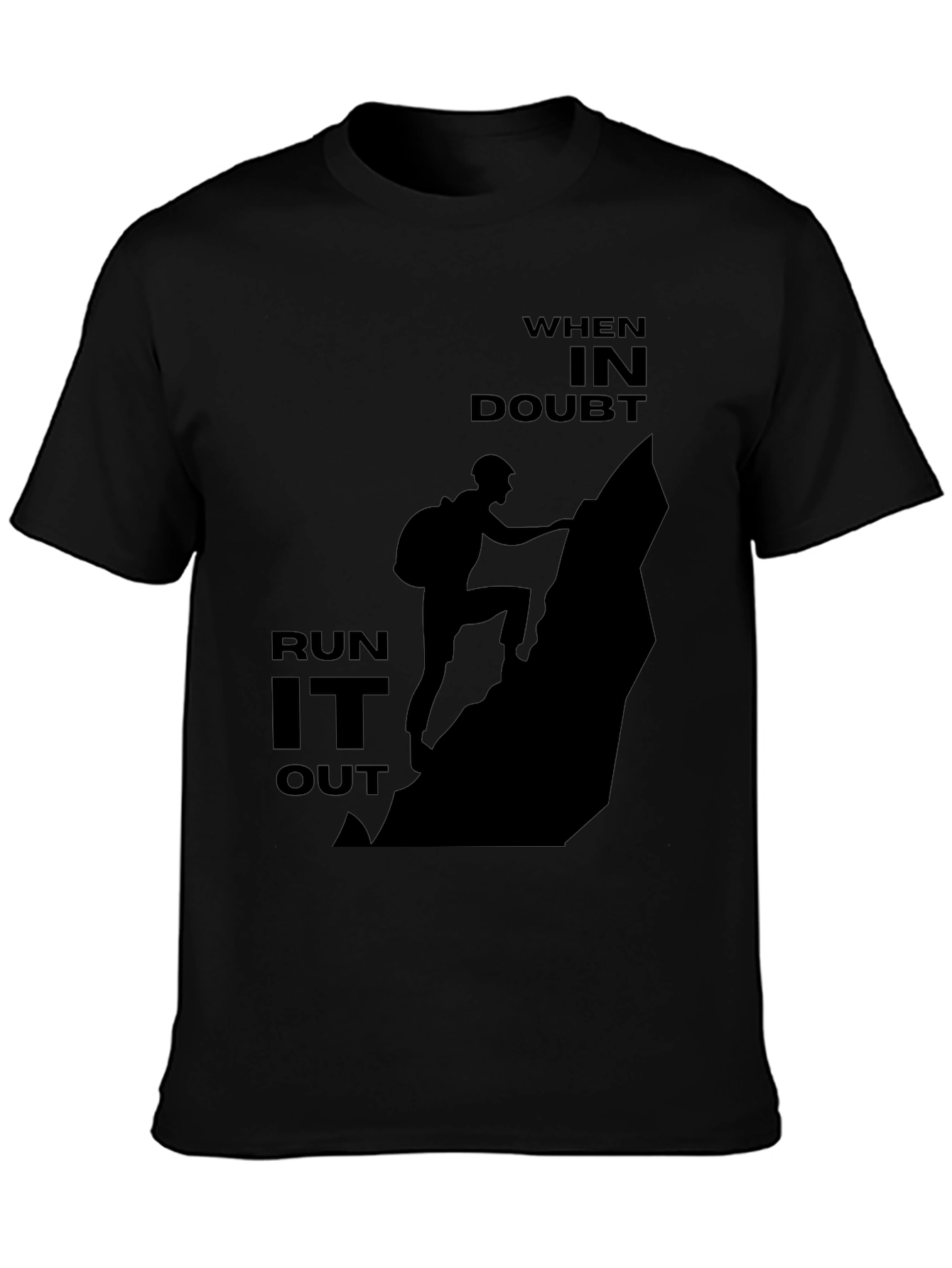 Climbing Silhouette Graphic Tee - When in Doubt