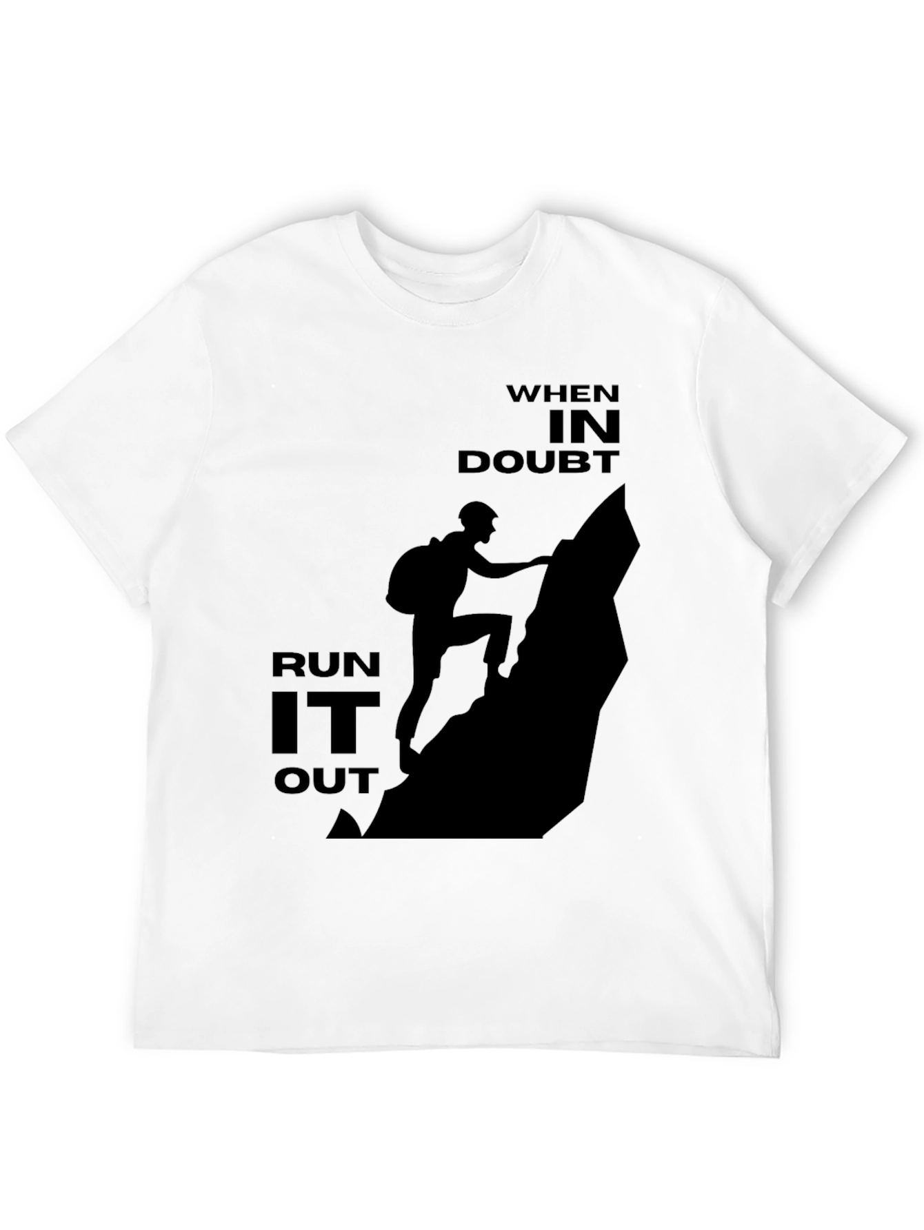 Climbing Silhouette Graphic Tee - When in Doubt