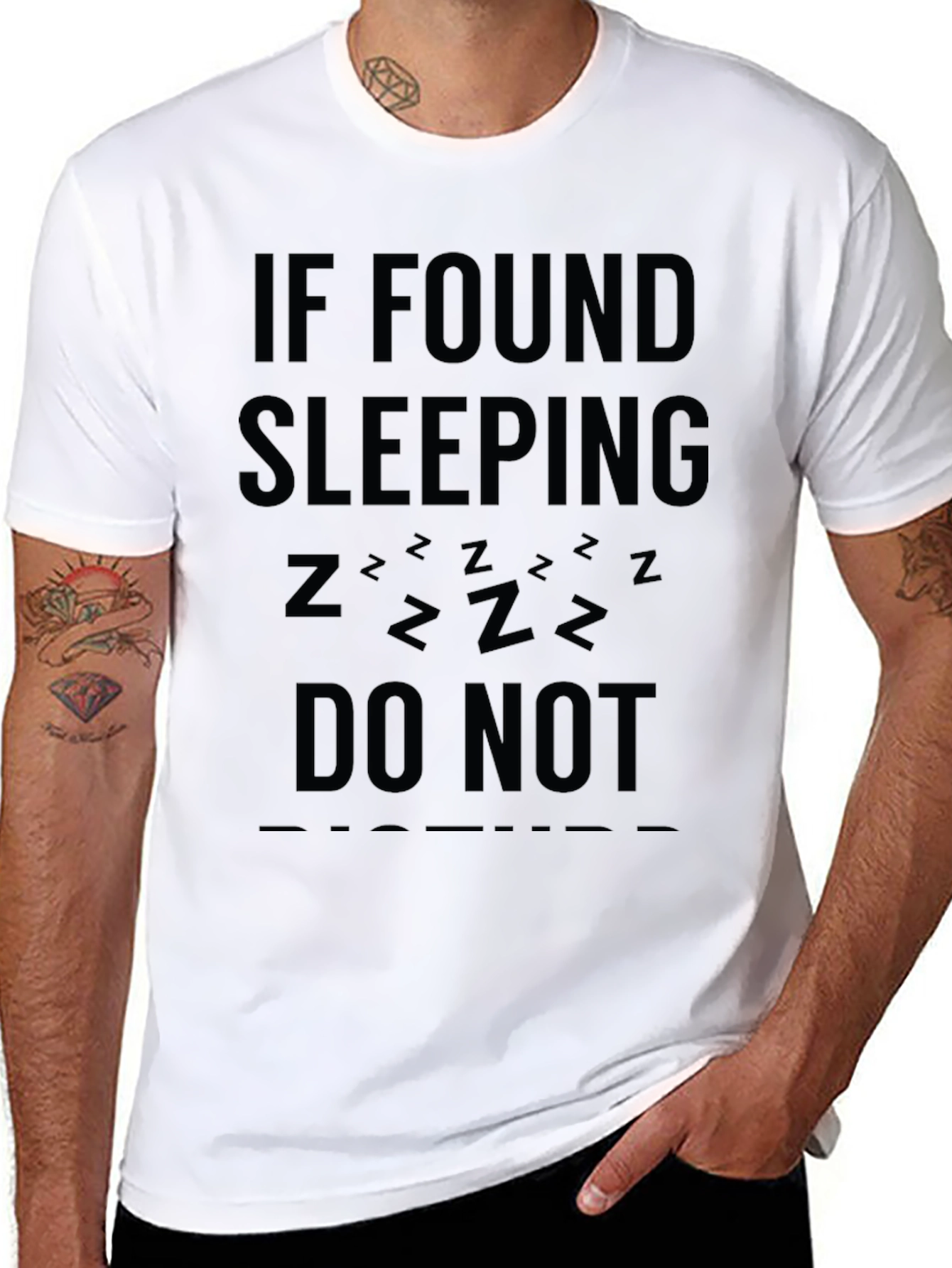 Funny Sleeping T-Shirt - Do Not Disturb