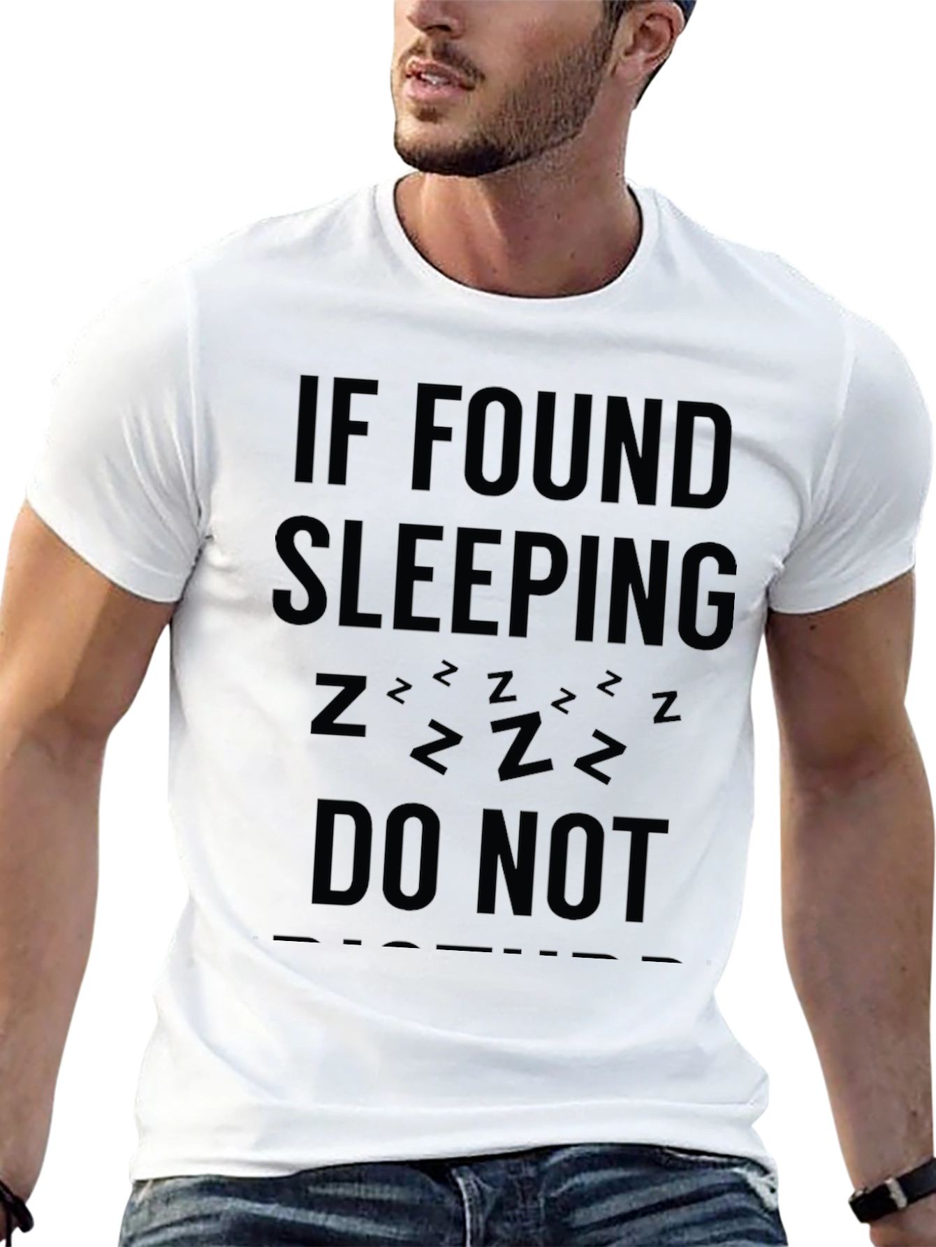 Funny Sleeping T-Shirt - Do Not Disturb