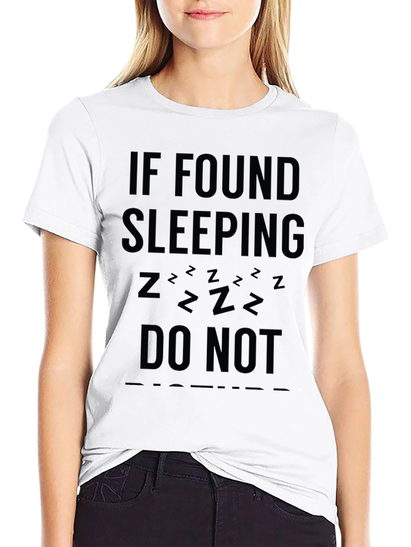 Funny Sleeping T-Shirt - Do Not Disturb