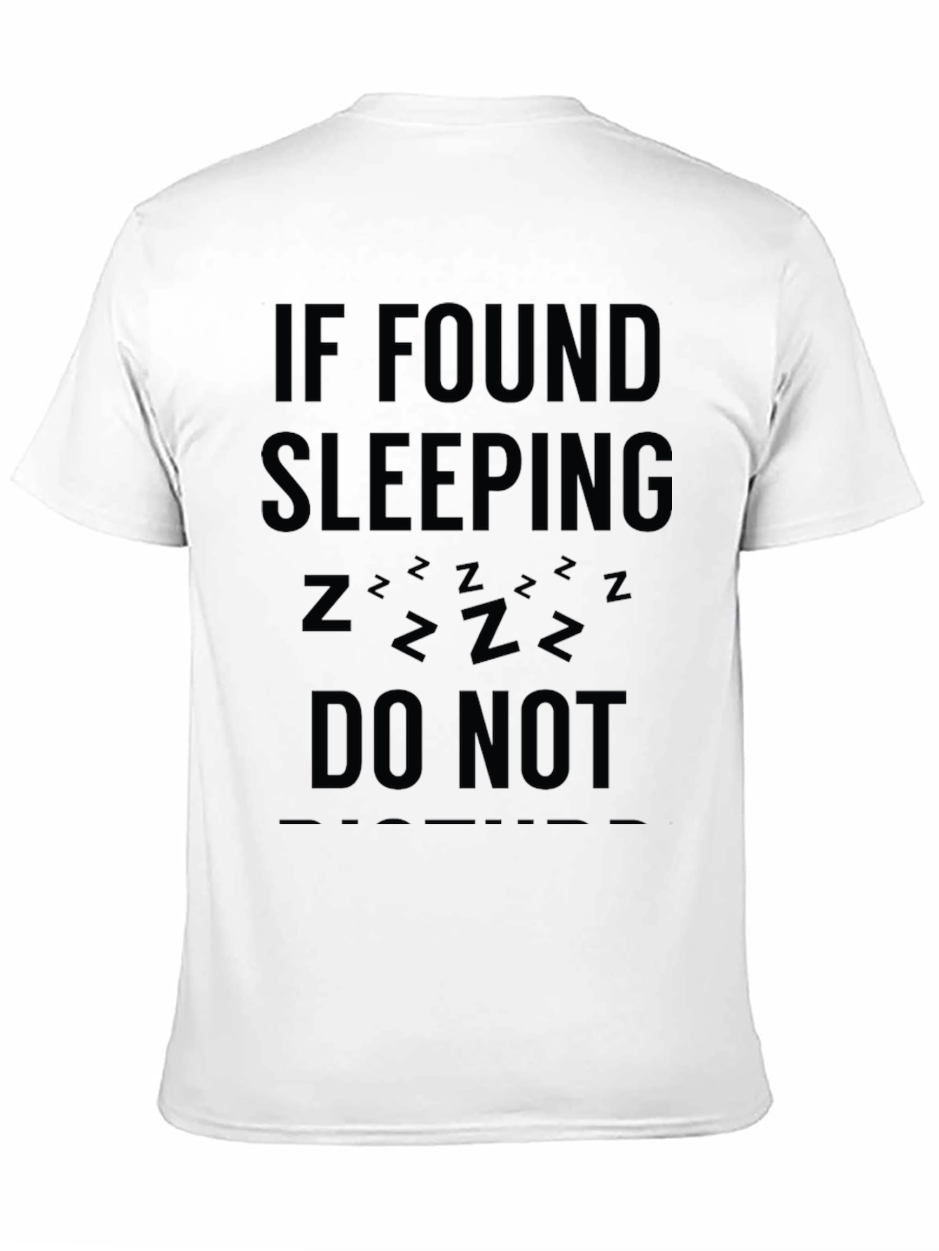 Funny Sleeping T-Shirt - Do Not Disturb