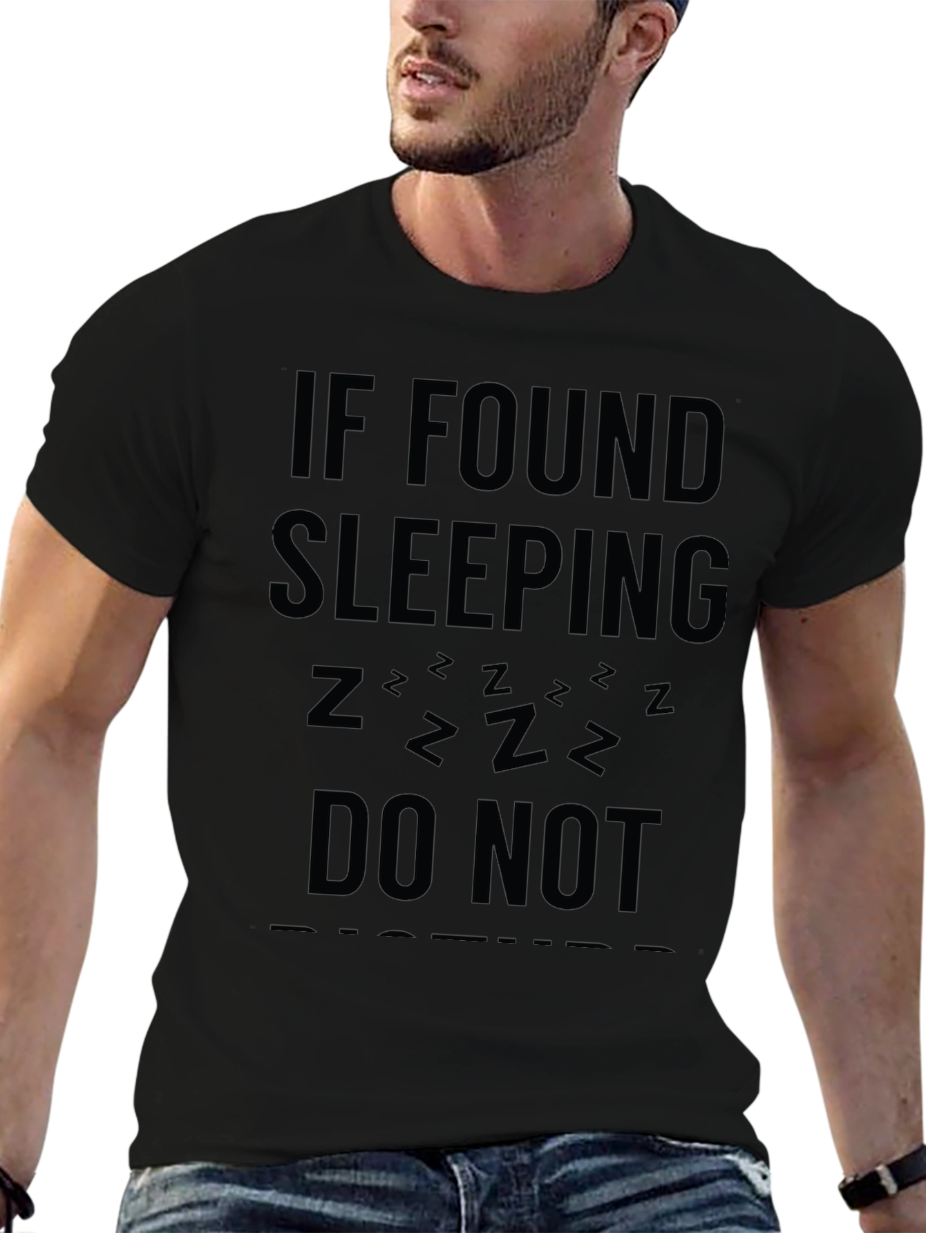 Funny Sleeping T-Shirt - Do Not Disturb