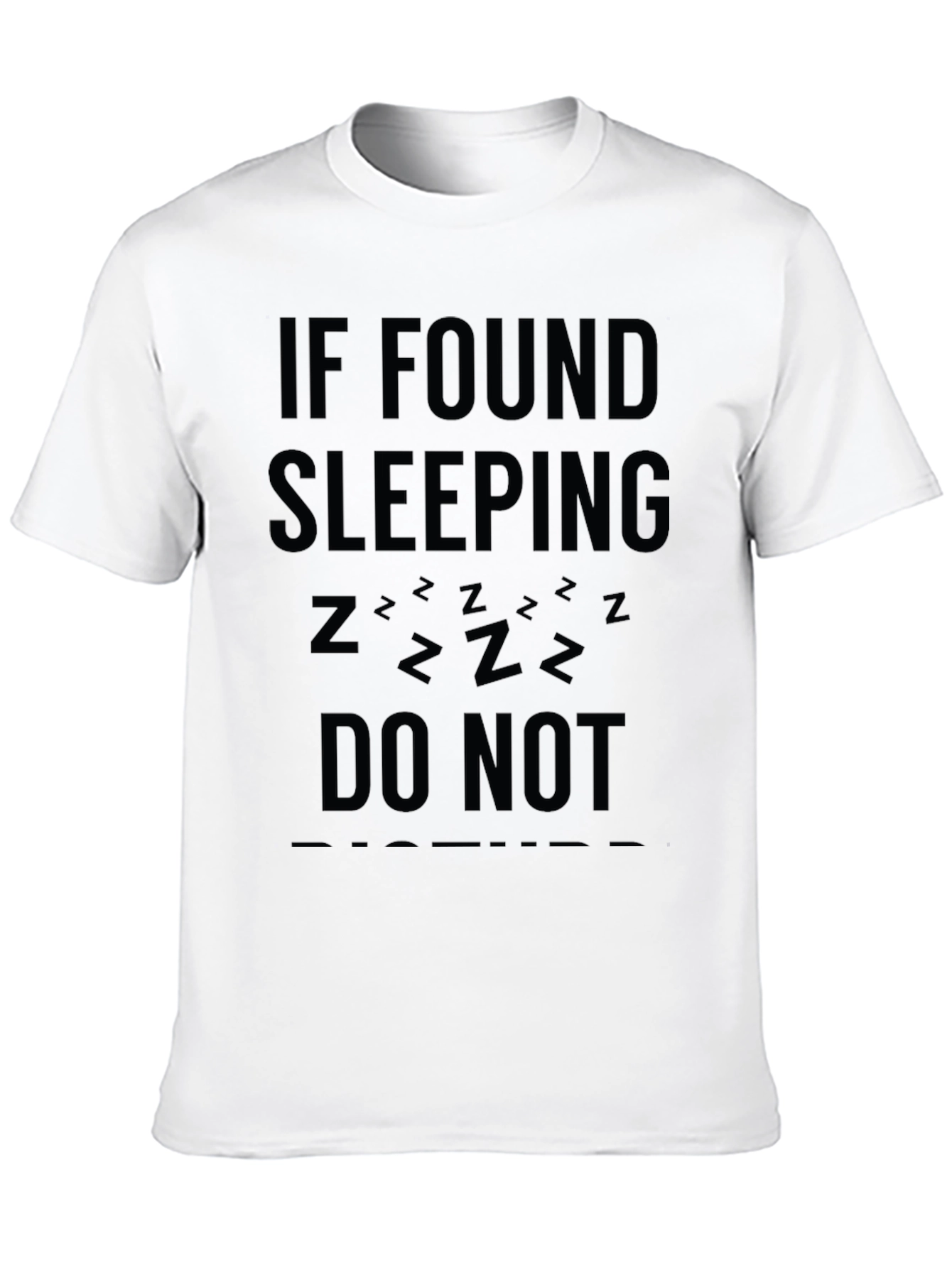 Funny Sleeping T-Shirt - Do Not Disturb