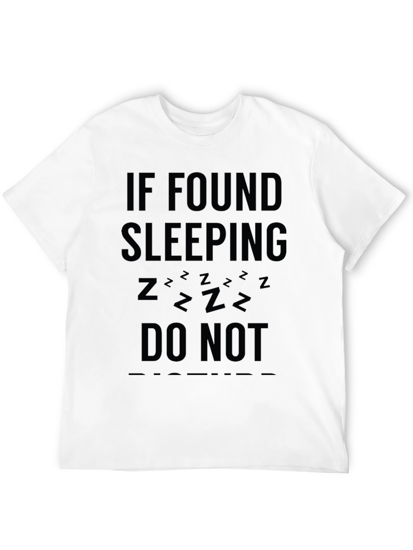 Funny Sleeping T-Shirt - Do Not Disturb