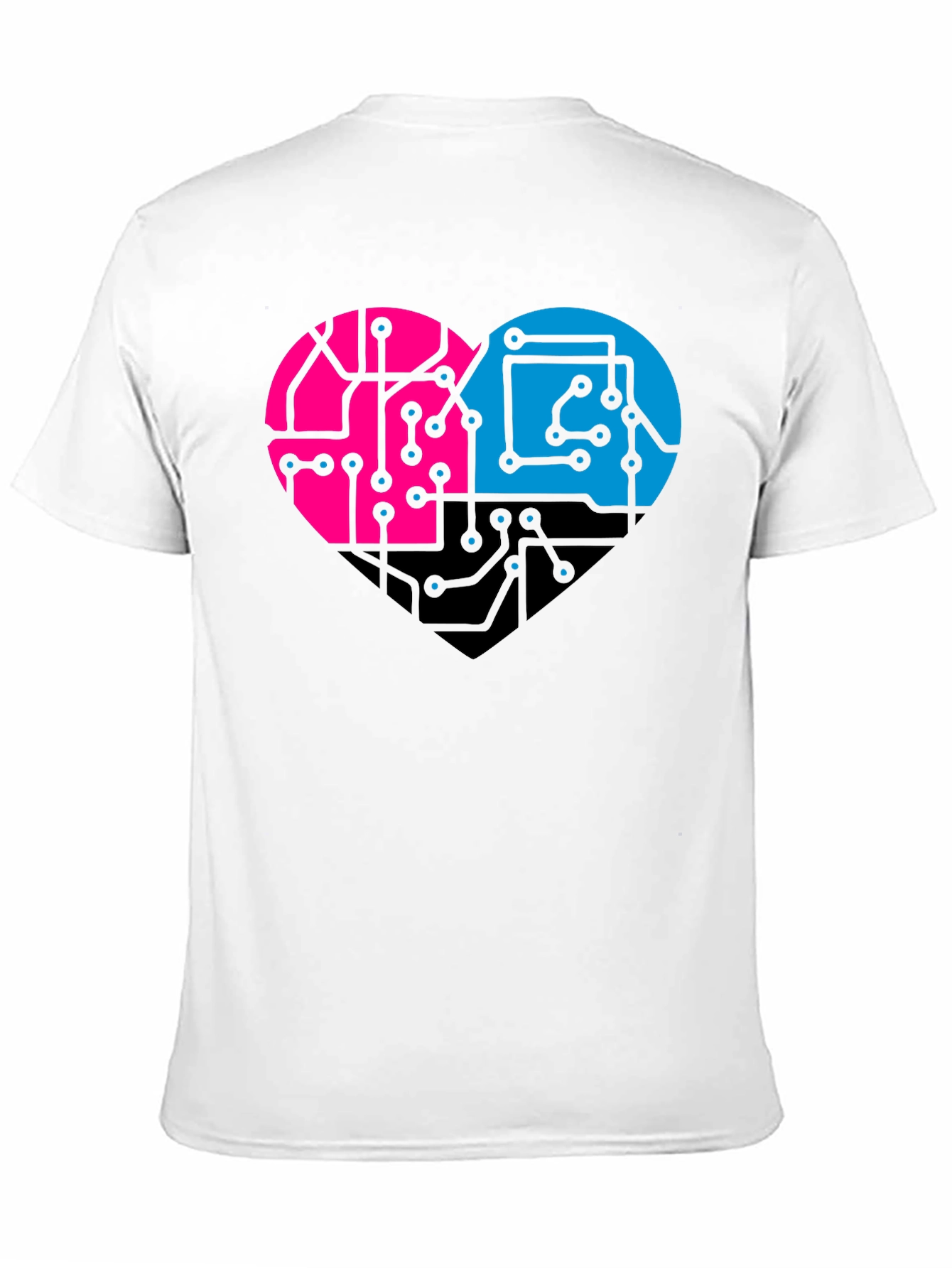 Circuit Heart T-Shirt - Stylish Tech Love