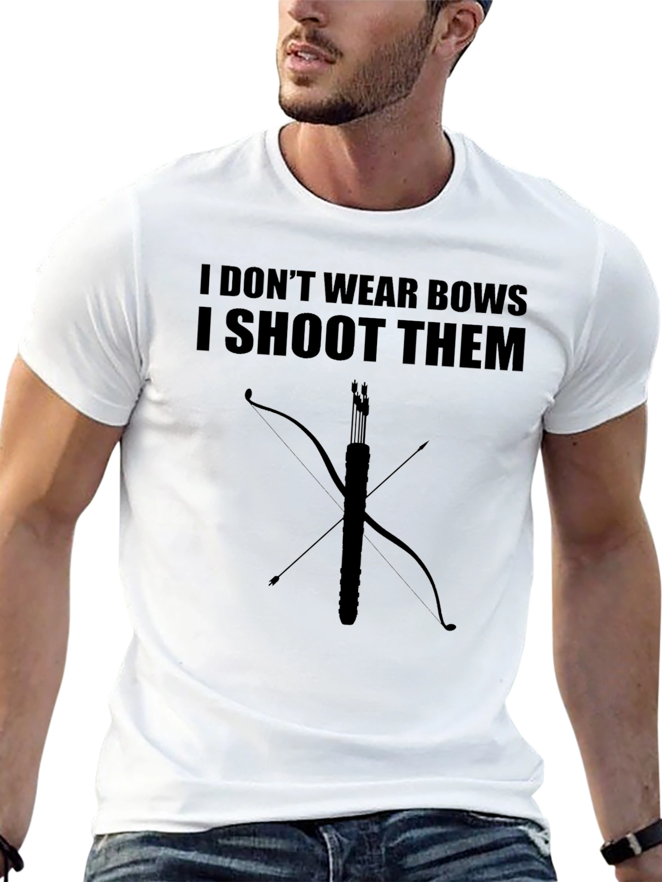 I Shoot Them T-Shirt - Archery Bow Hunter Tee